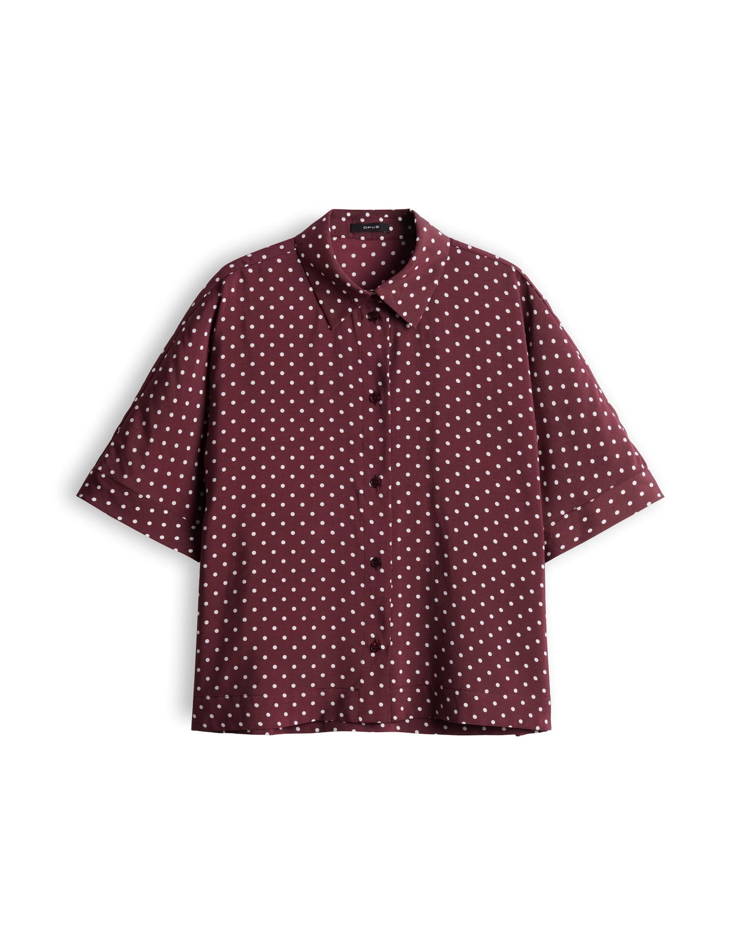 OPUS Hemdbluse Regular Fit Farise polkadot