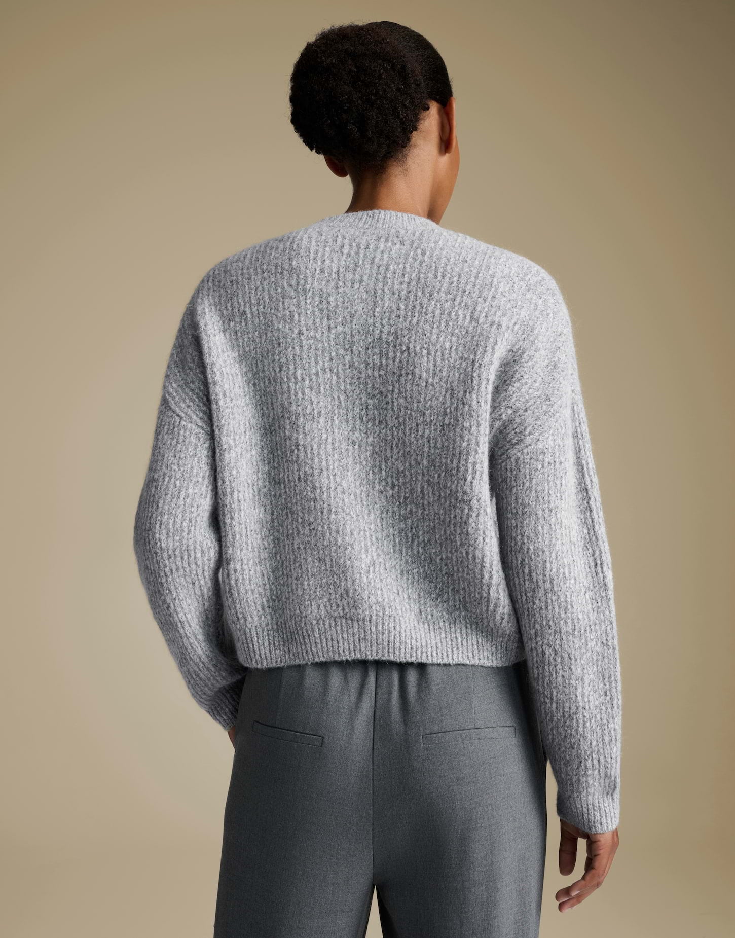 Strickjacke aus Wolle Mohair Regular Fit Timaya