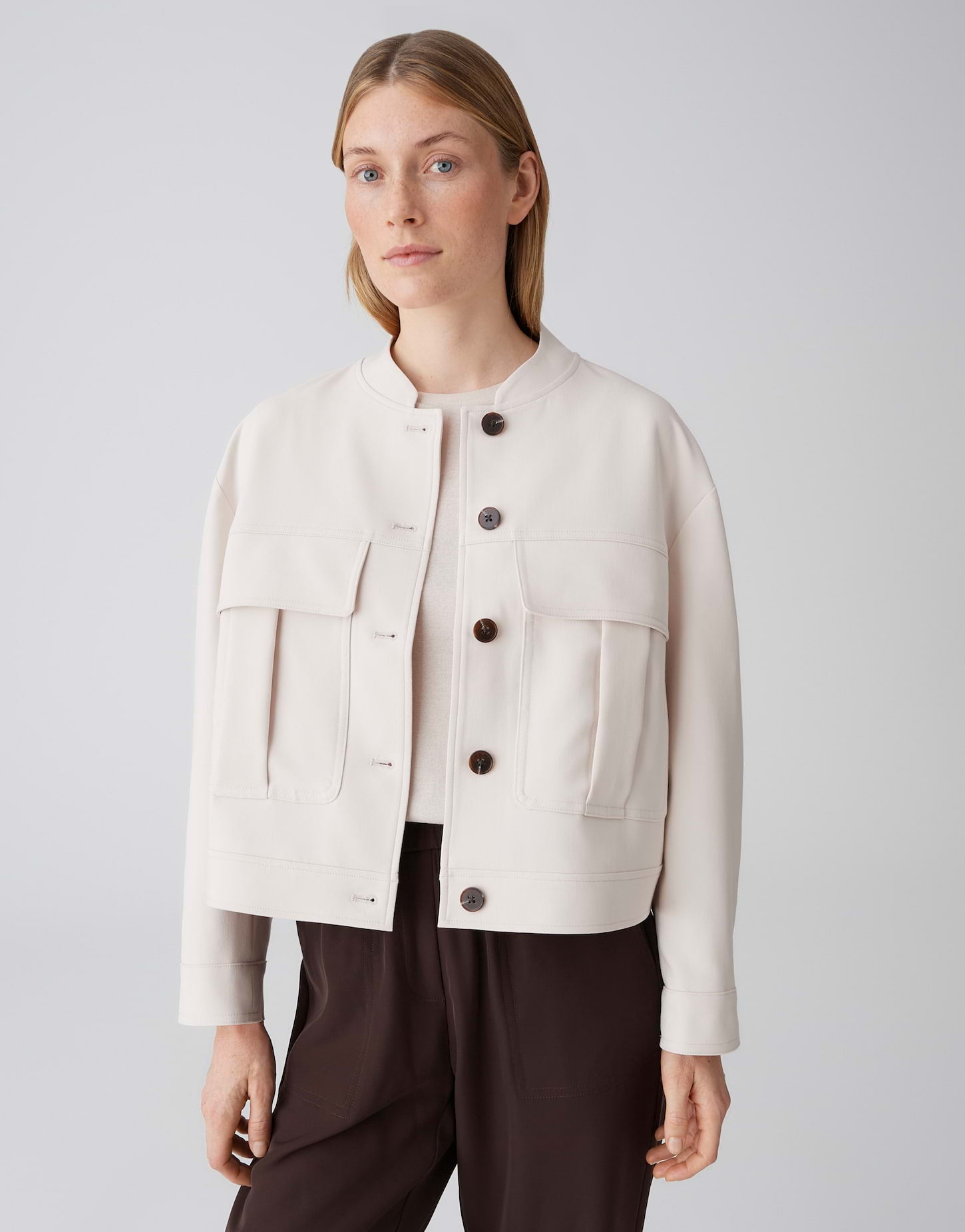 OPUS Boxy Blousonjacke mit Cargodetails Jalena