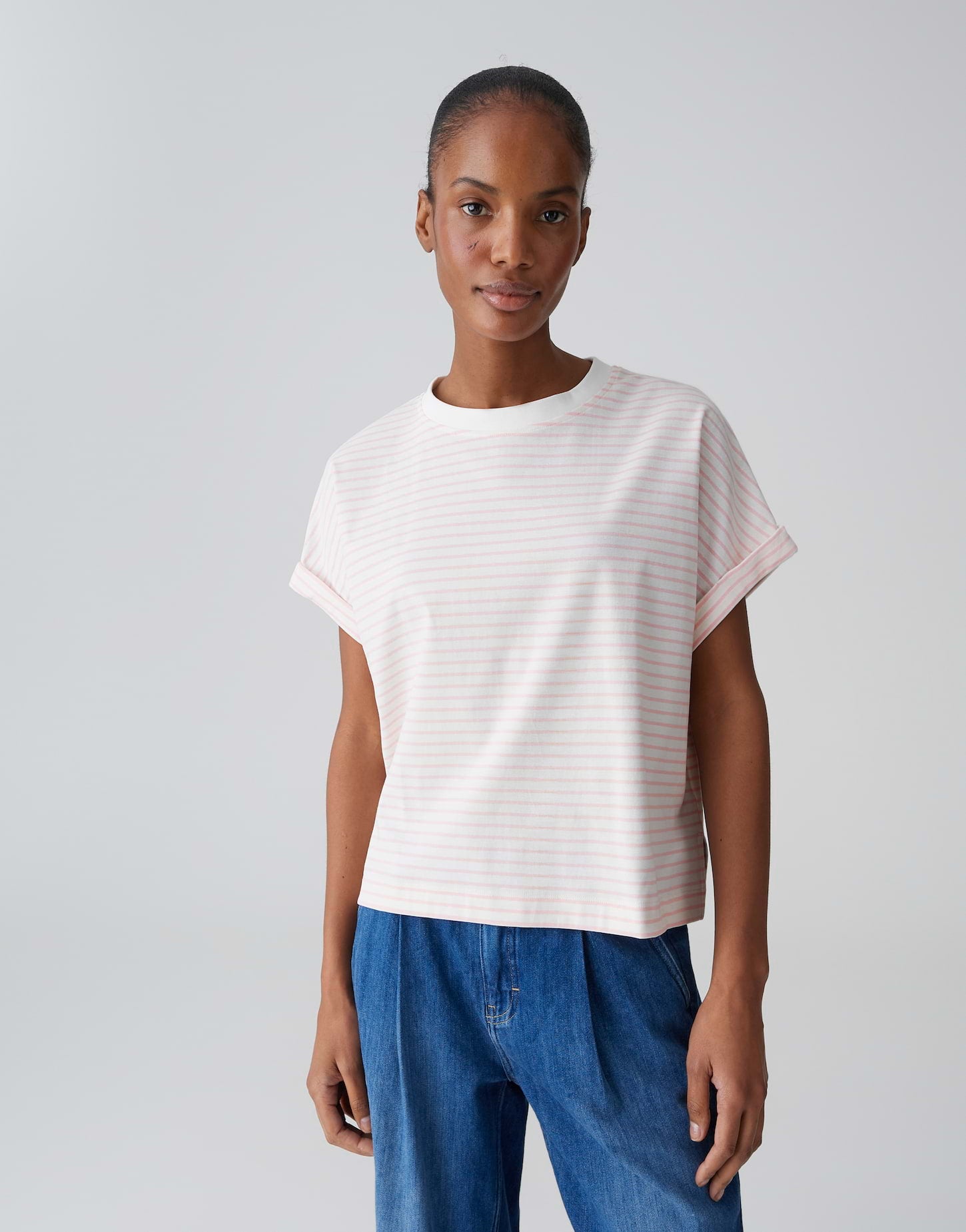 OPUS Gestreiftes T-Shirt Loose Fit Sotel