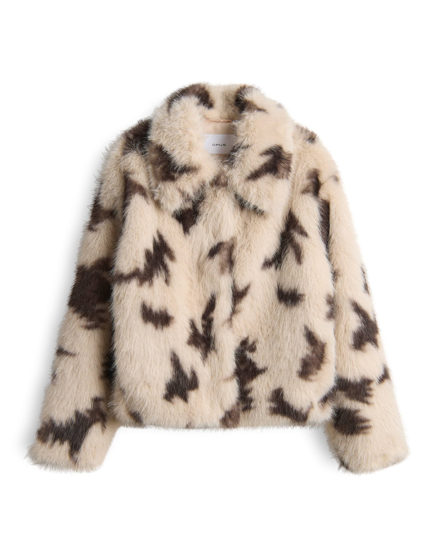 OPUS Regular verkürzte Jacke in Felloptik Hajora