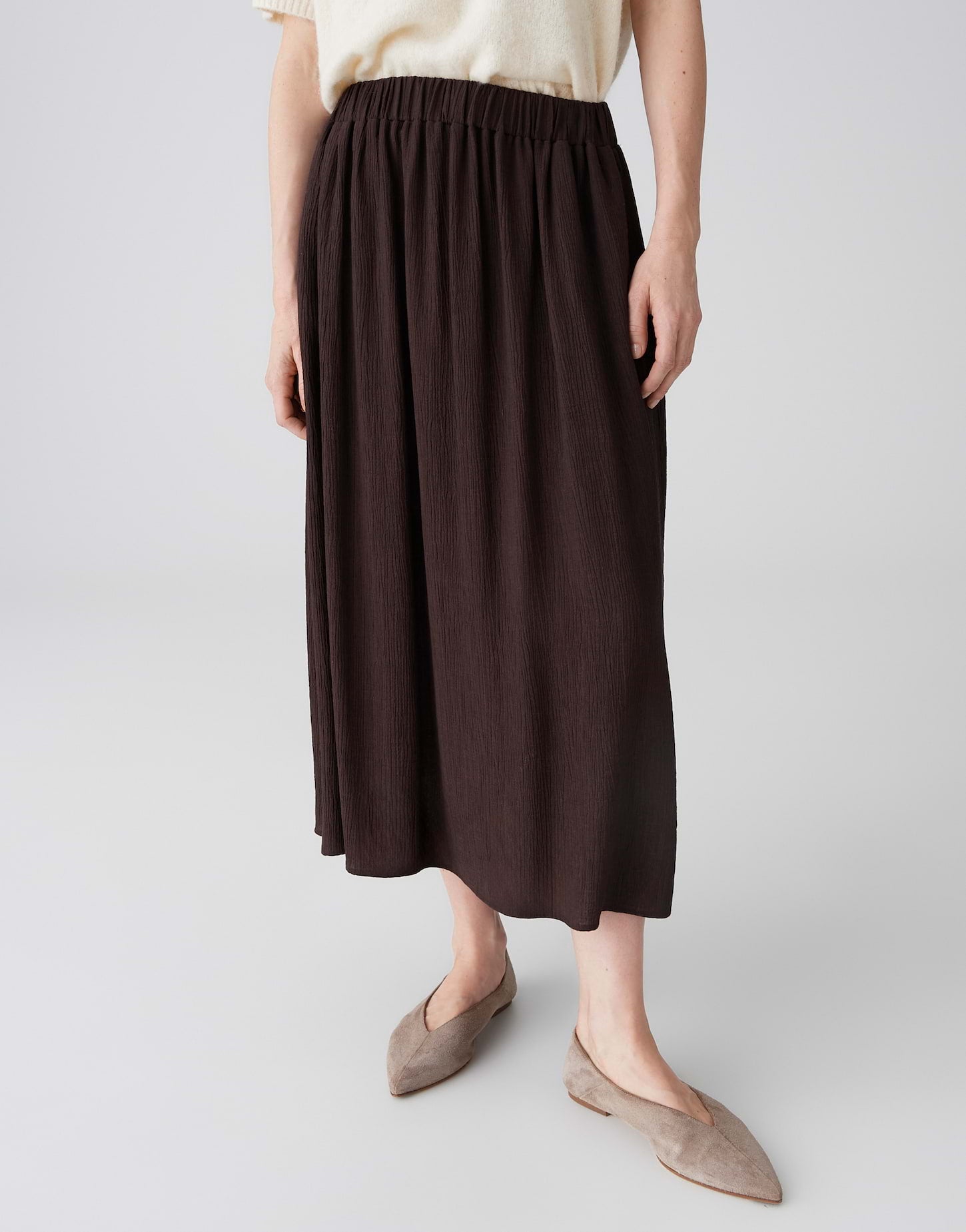 OPUS Midirock mit bewegter Crinkle Struktur Romie