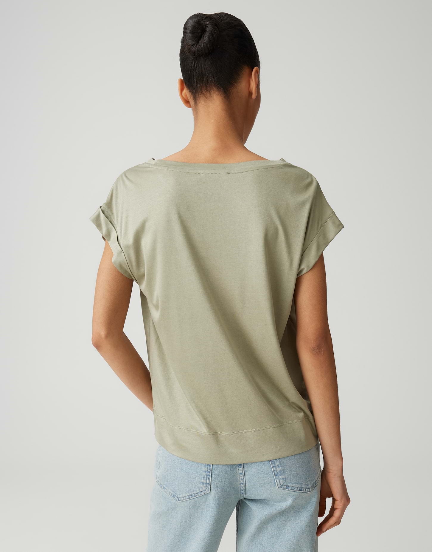 OPUS Fließendes Jerseshirt Regular Fit Sosilla