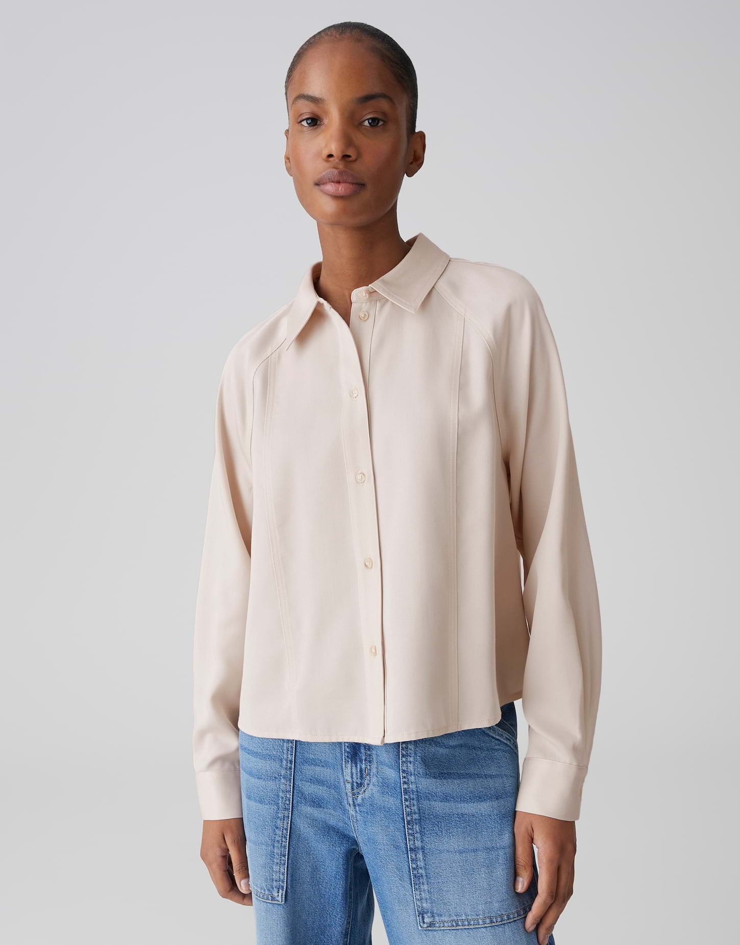 OPUS Hemdbluse Regular Fit Famra