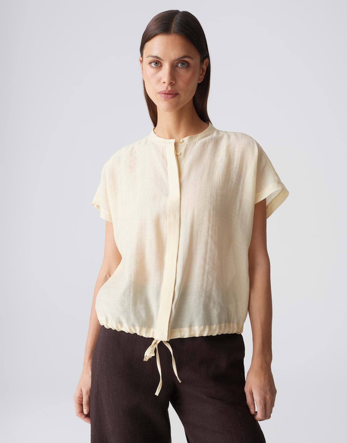 OPUS Shirtbluse im dezenten Sheer Look Regular Fit Fadell