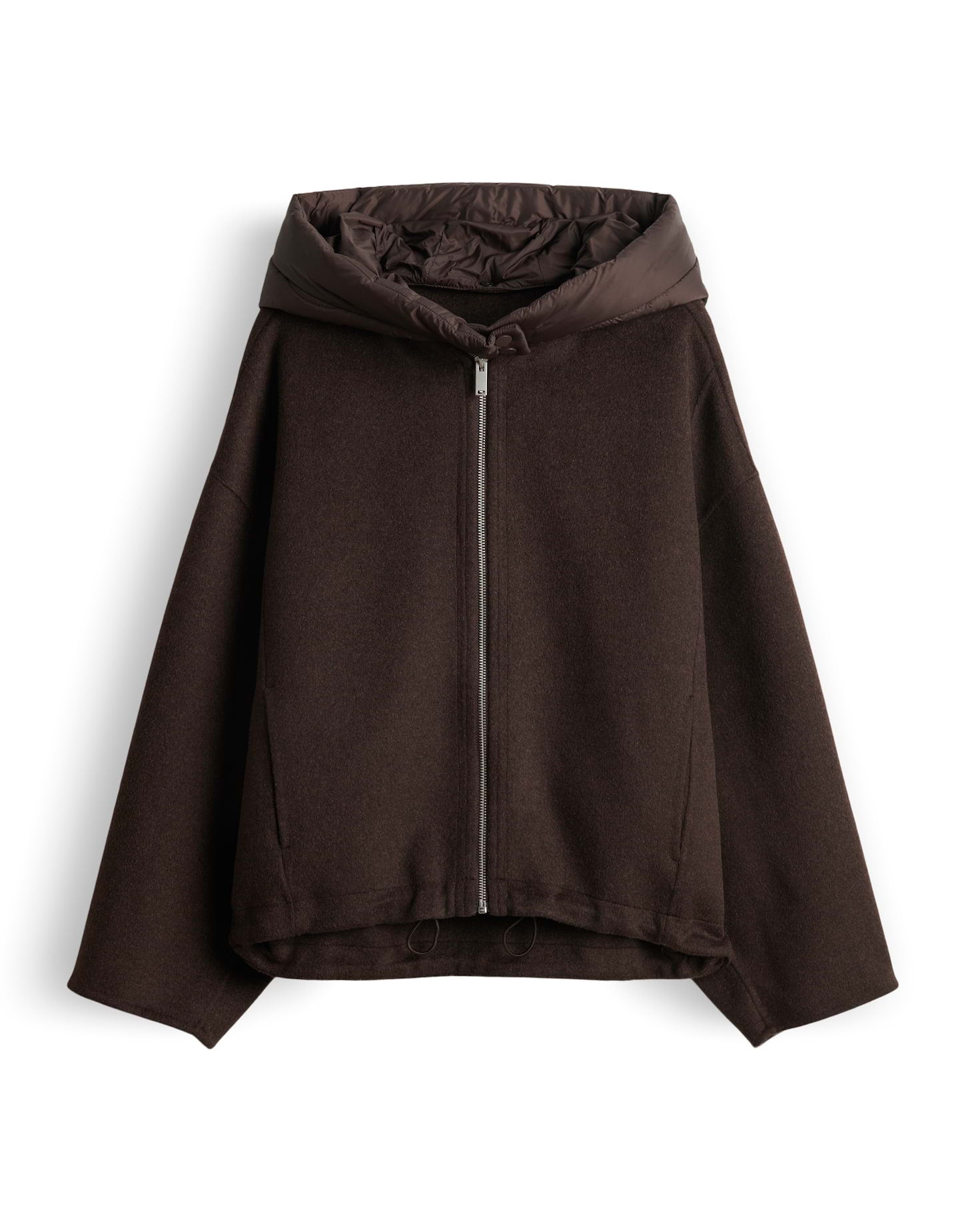 OPUS Double Jacket mit abnehmbarer Kapuze Regular Fit Hikone