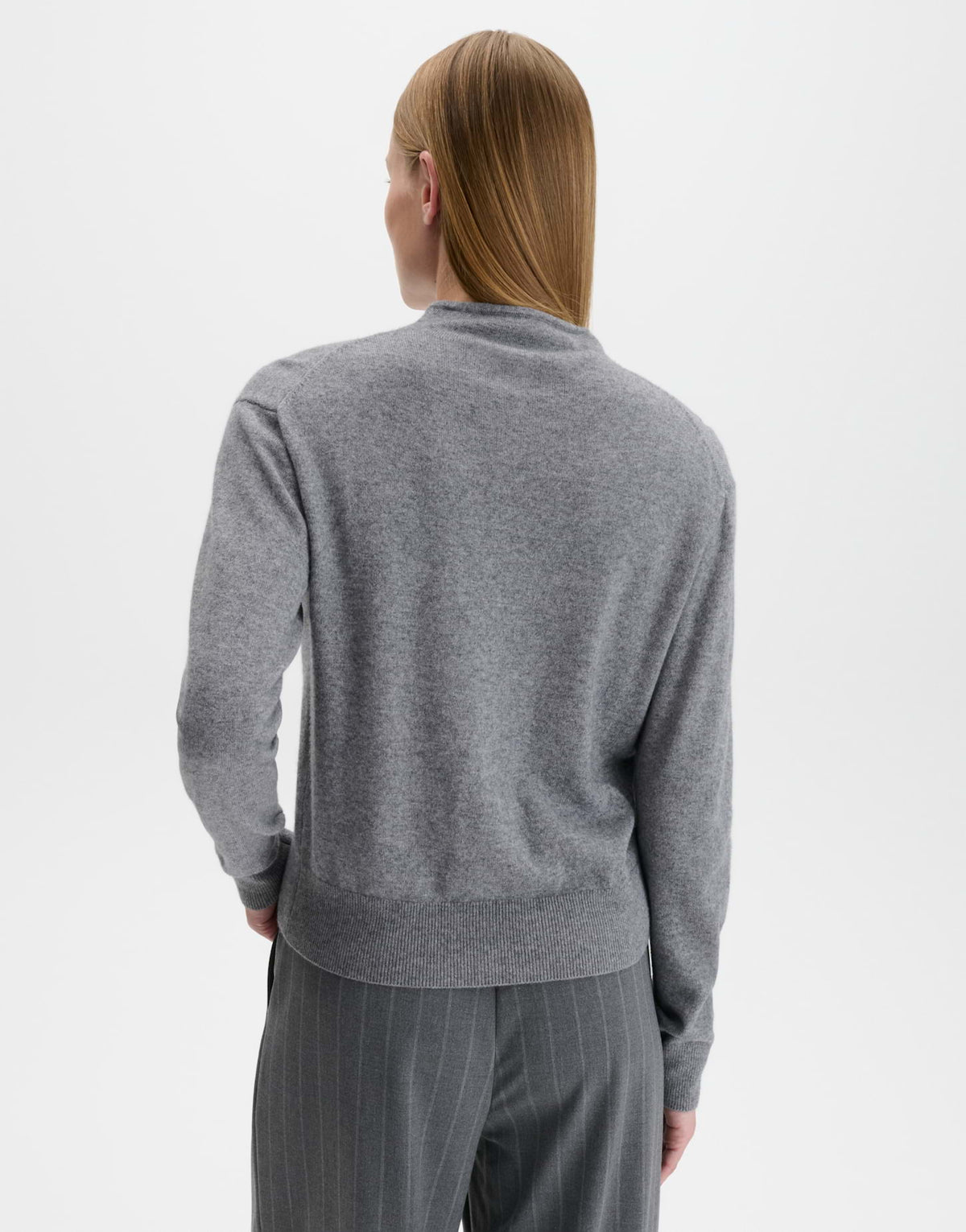 Feinstrickjacke mit Kaschmiranteil Slim Fit Tenali