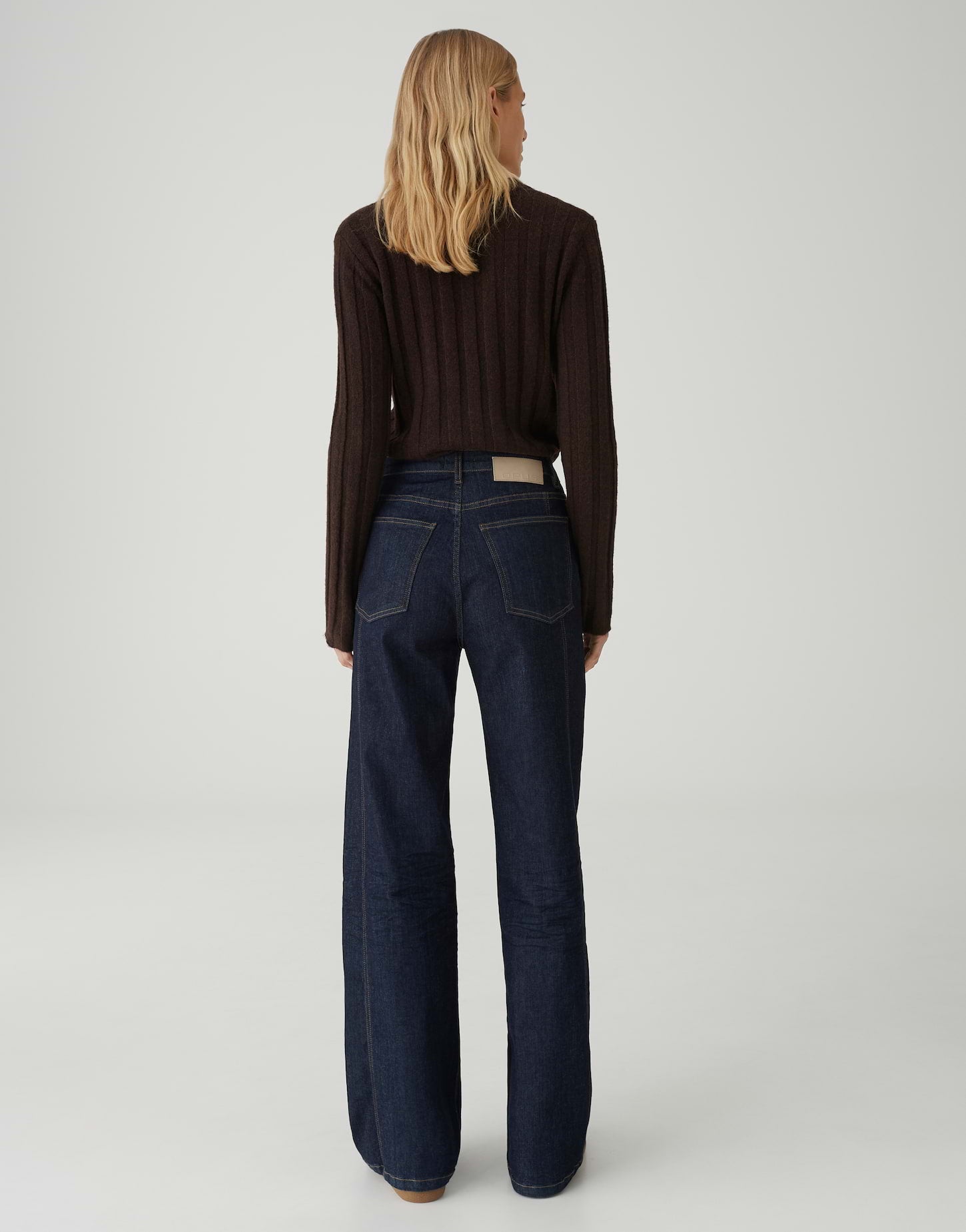 OPUS Wide Leg Jeans Mid Rise Miva bold