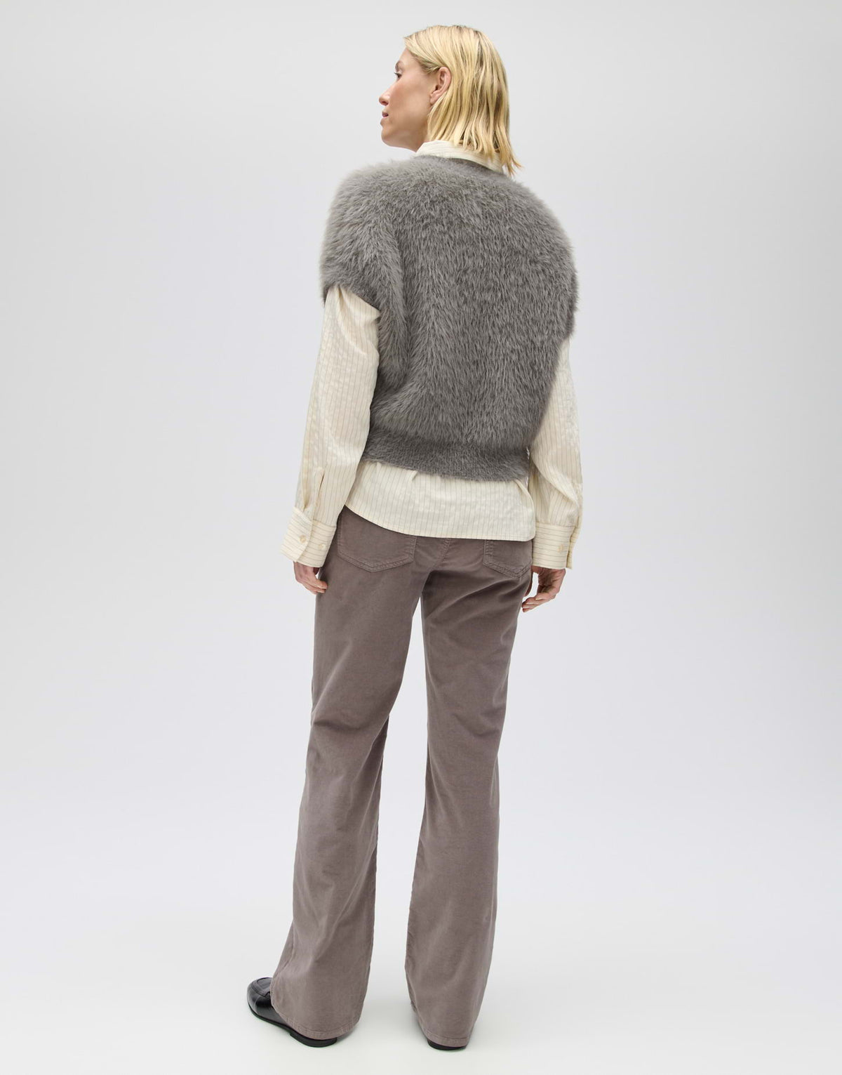 Pullunder aus flauschigem Garn Regular Fit Pamosa