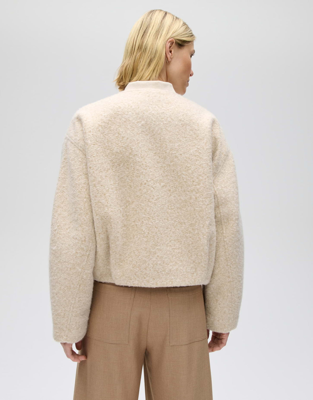 Kurzjacke in Bouclé Optik Regular Fit Hurlisa
