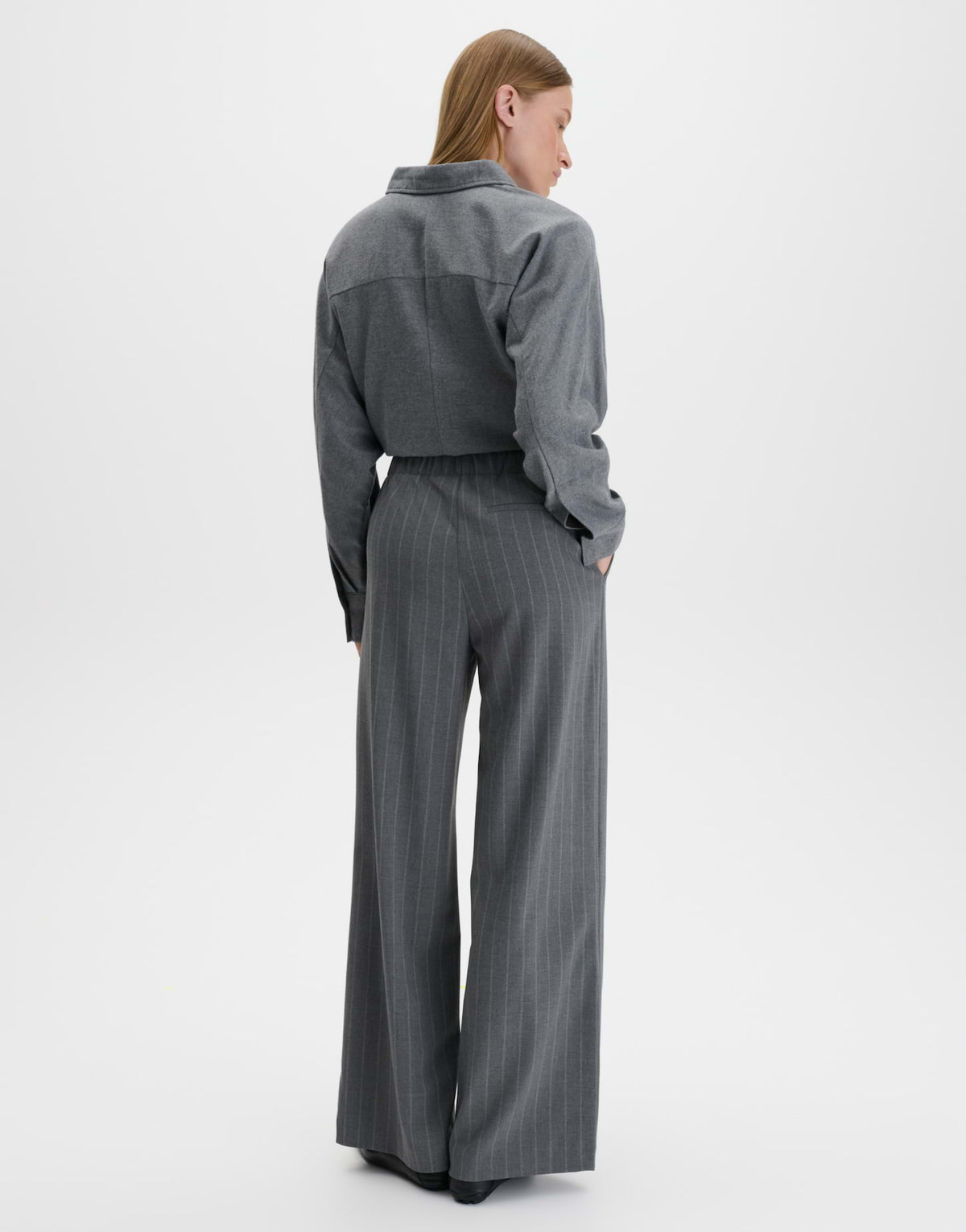 Wide Leg Pants mit Nadelstreifen Cevil pinstripe