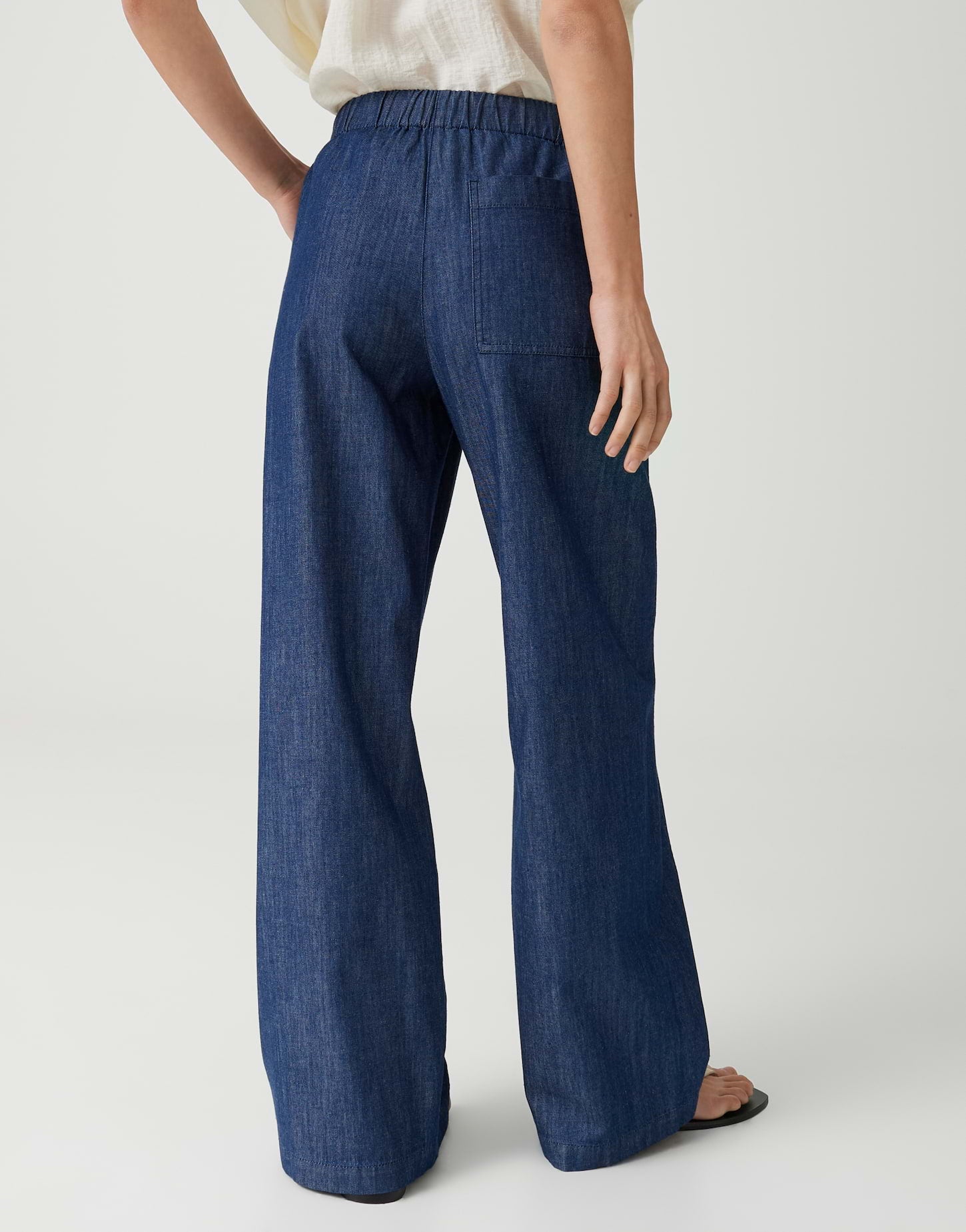 OPUS Wide Leg Pants Melane line