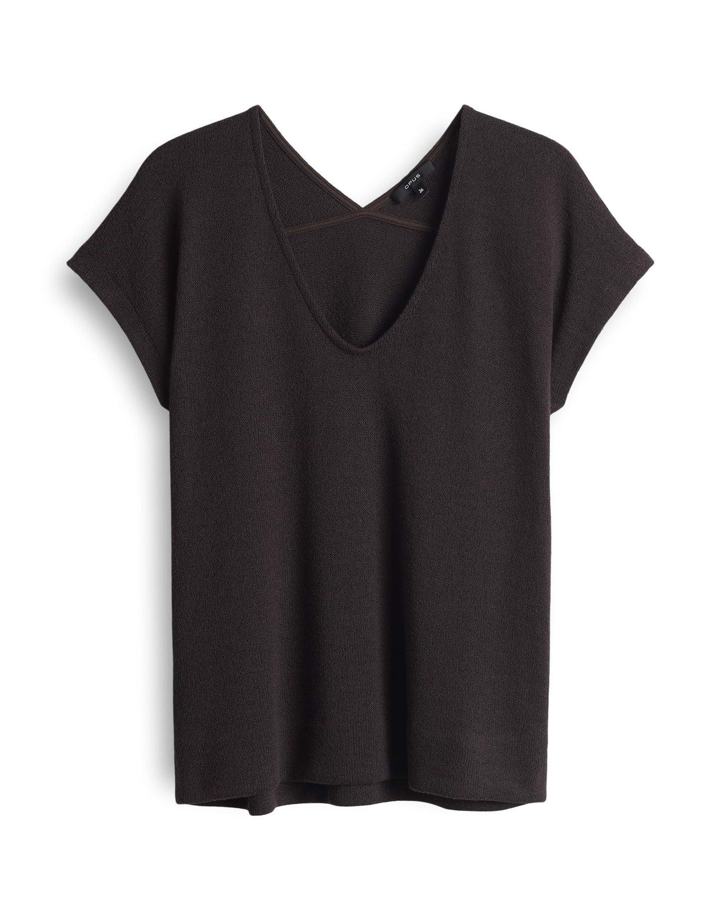 OPUS Boxy Fit Shirt in Feinstrickoptik Sirukus