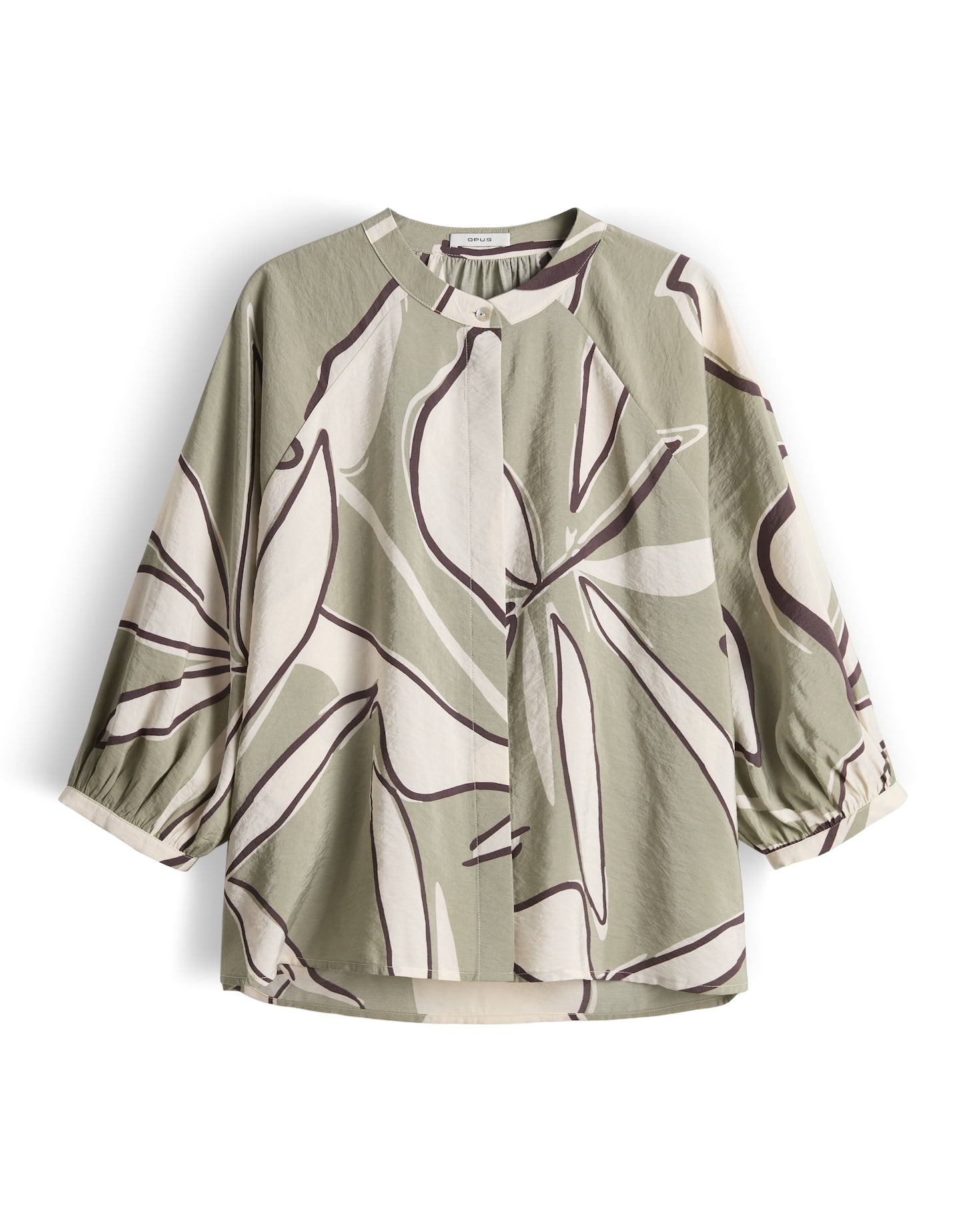 OPUS Feine Printbluse Loose Fit Faloom
