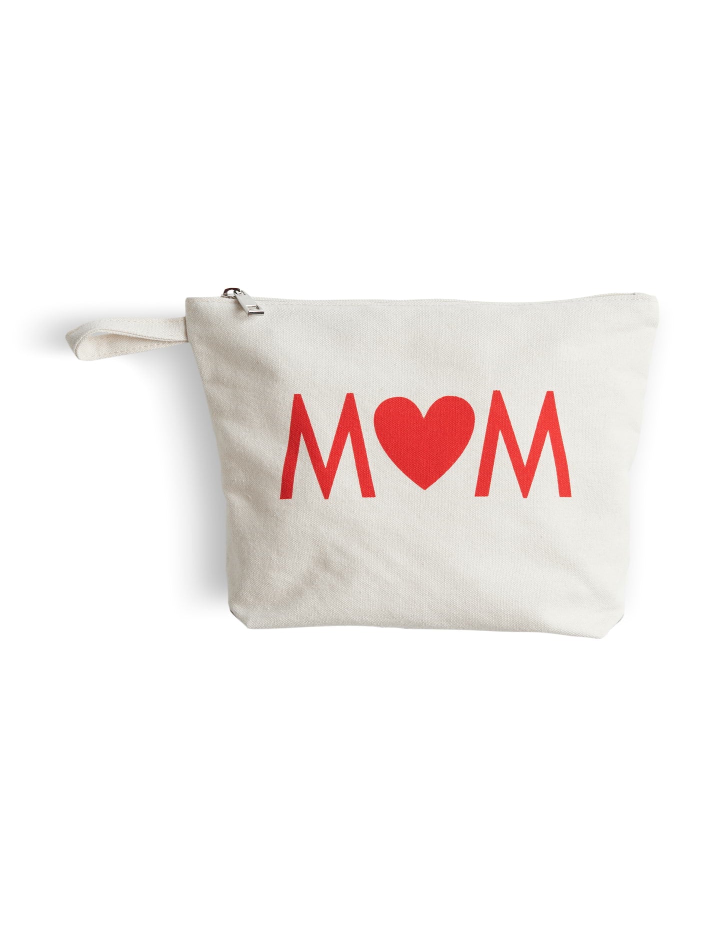 OPUS Canvas Clutch mit Statement Print Amom