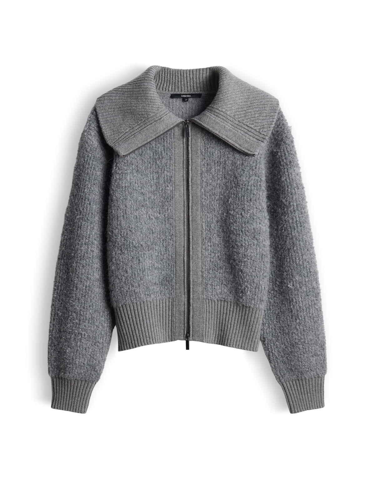 Strickjacke mit Reissverschluu Regular Fit Teski