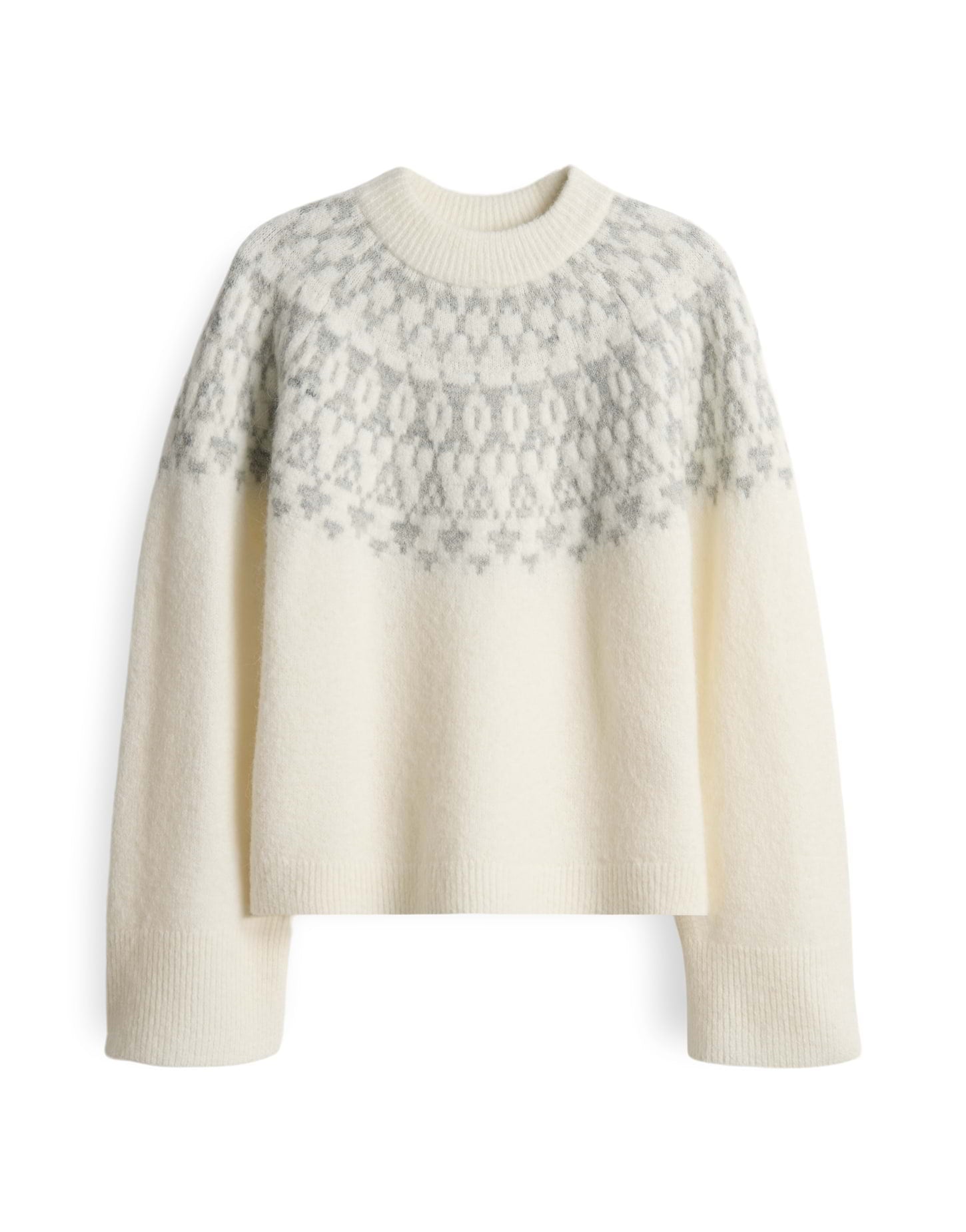 OPUS Regular Strickpullover mit Fair-Isle-Muster Porway