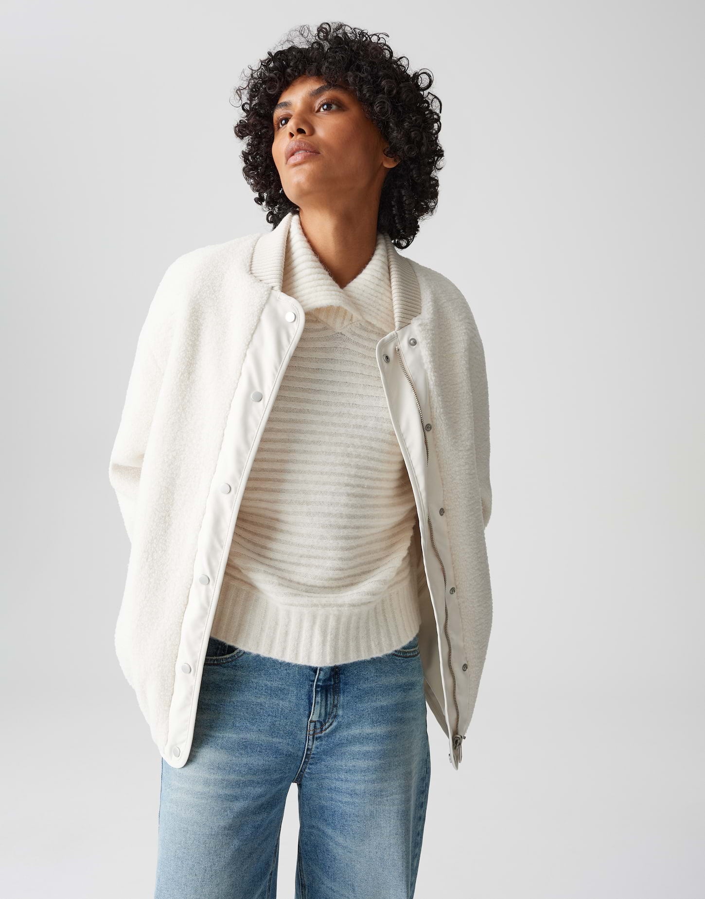 OPUS Regular Wendejacke im Blousonstil Hulda