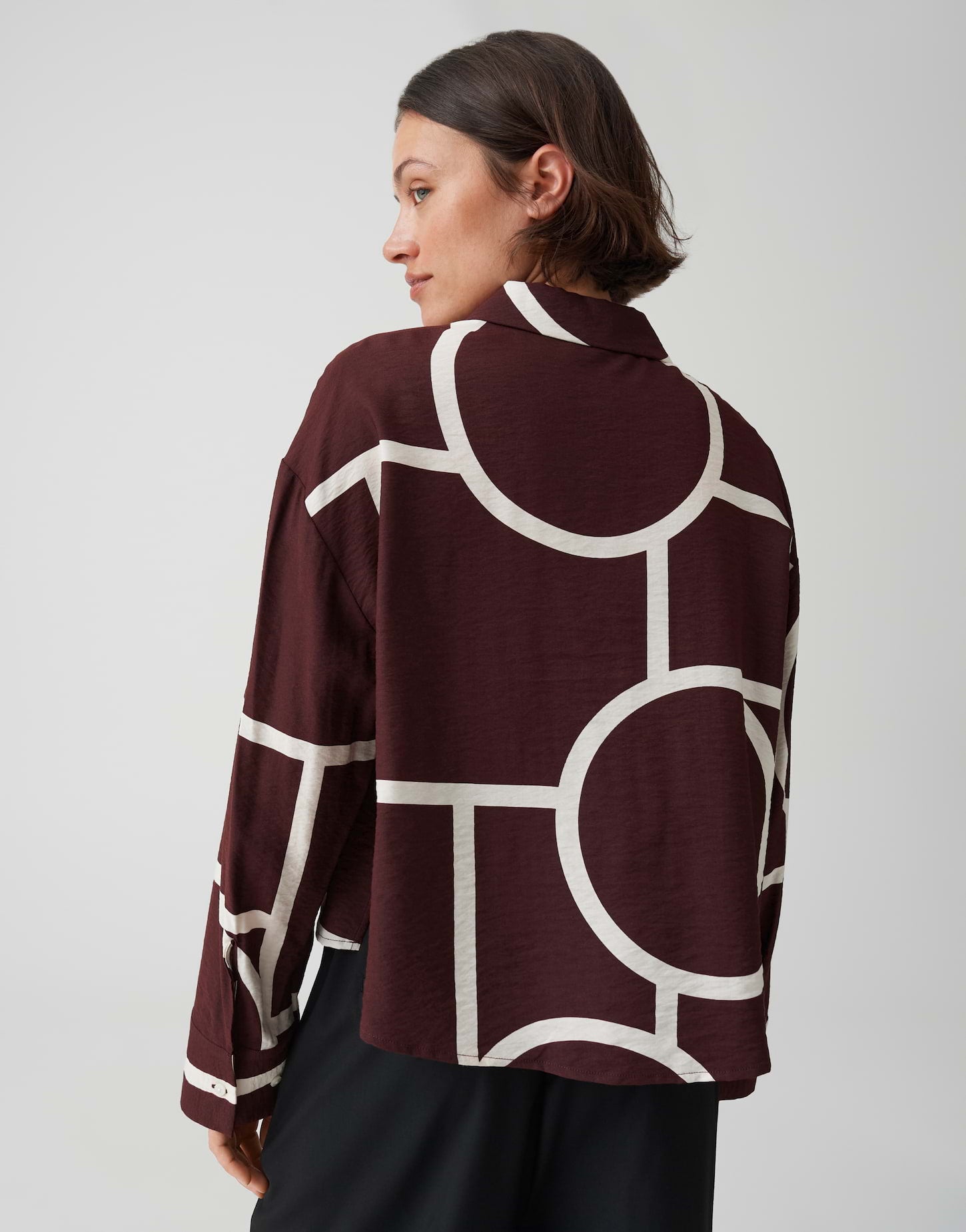 OPUS Printbluse aus Loose Fit  Fordoa atelier