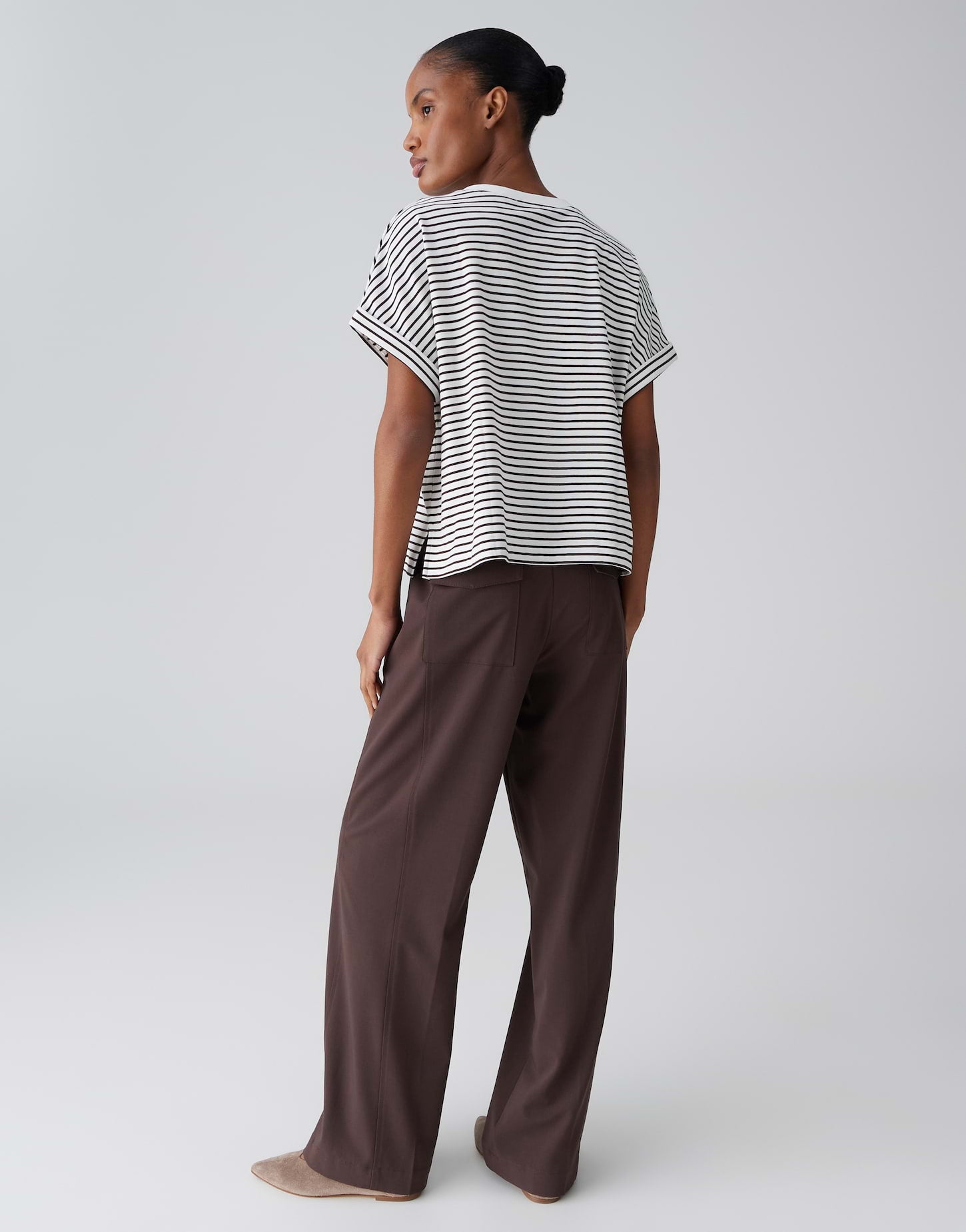 OPUS Gestreiftes T-Shirt Loose Fit Sotel
