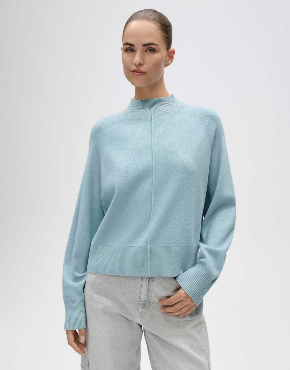 Feinstrickpullover mit Biese Loose Fit Pleem