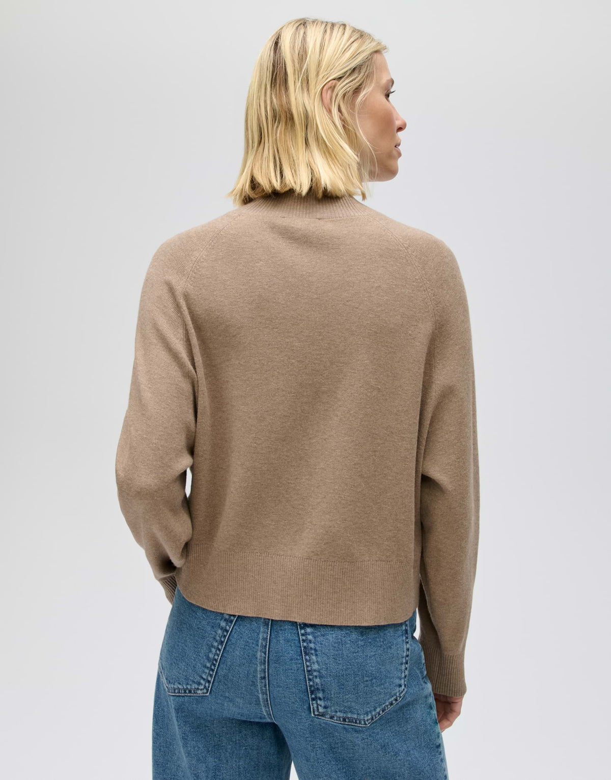 Feinstrickpullover mit Biese Loose Fit Pleem