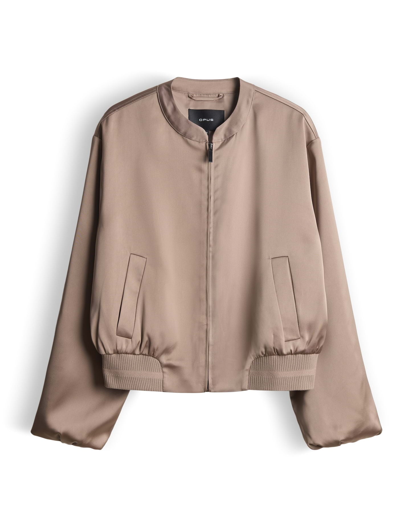 OPUS Regular Blousonjacke aus Satin Jupita