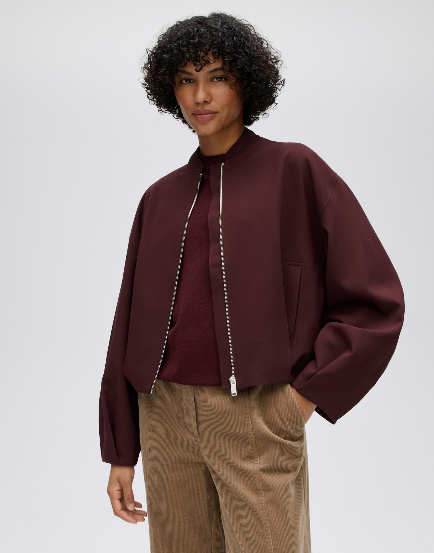 Blouson mit Ballonsaum Regular Fit Jeasy