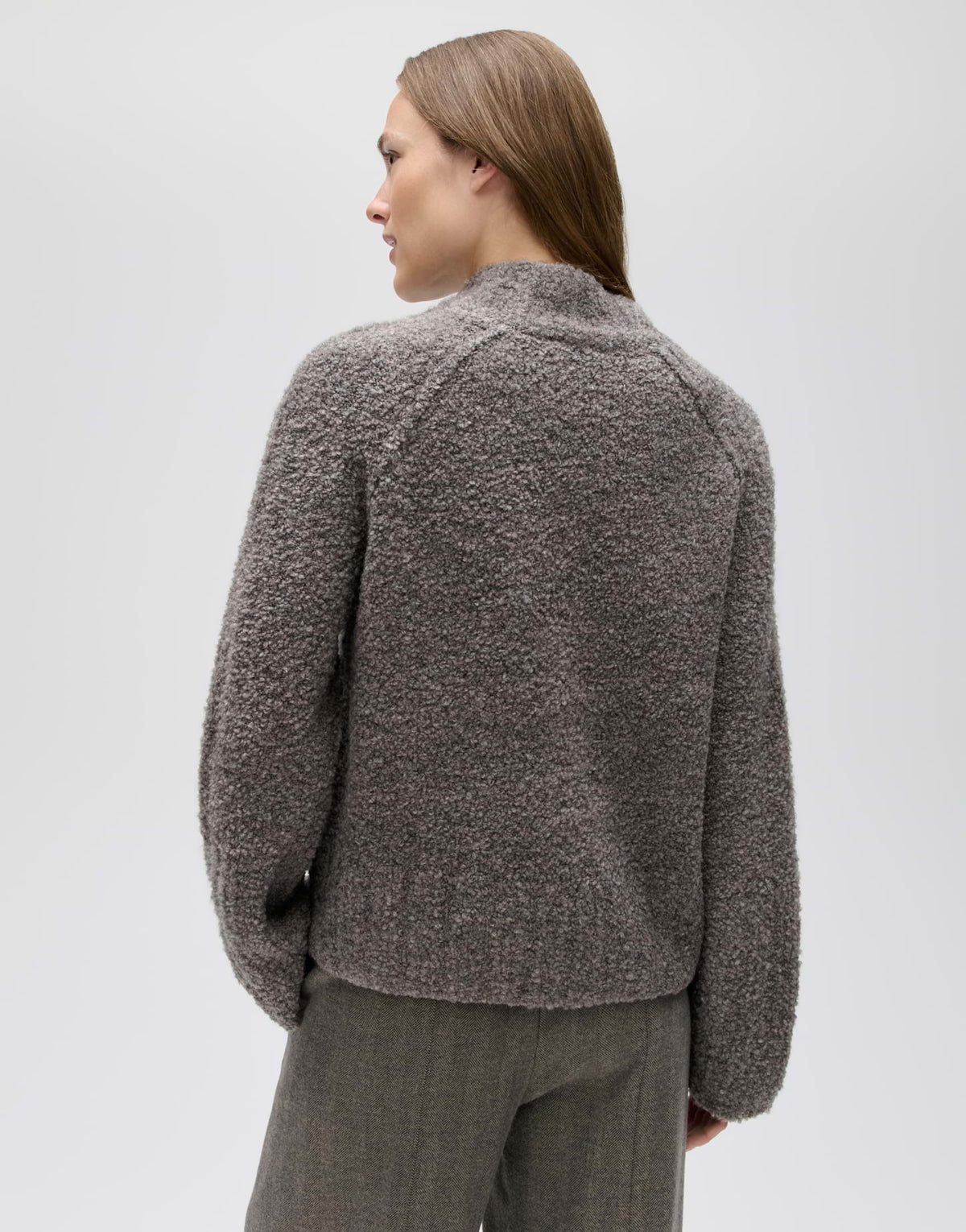 Strickpullover aus Bouclégarn Loose Fit Porizon