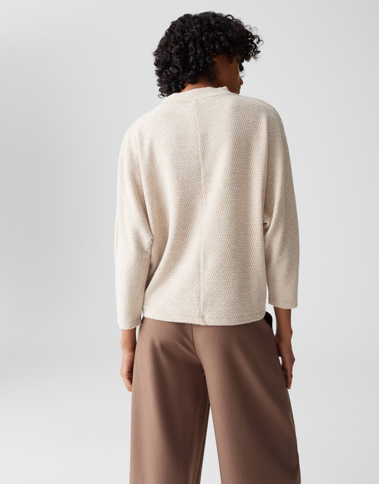 OPUS Jerseyshirt mit grafischem Muster Regular Fit Sucozy