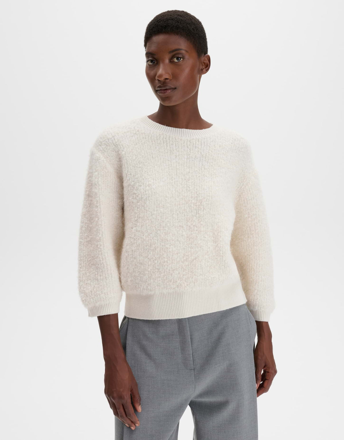 Strickpullover aus Blouclégarn Regular Fit Talpa