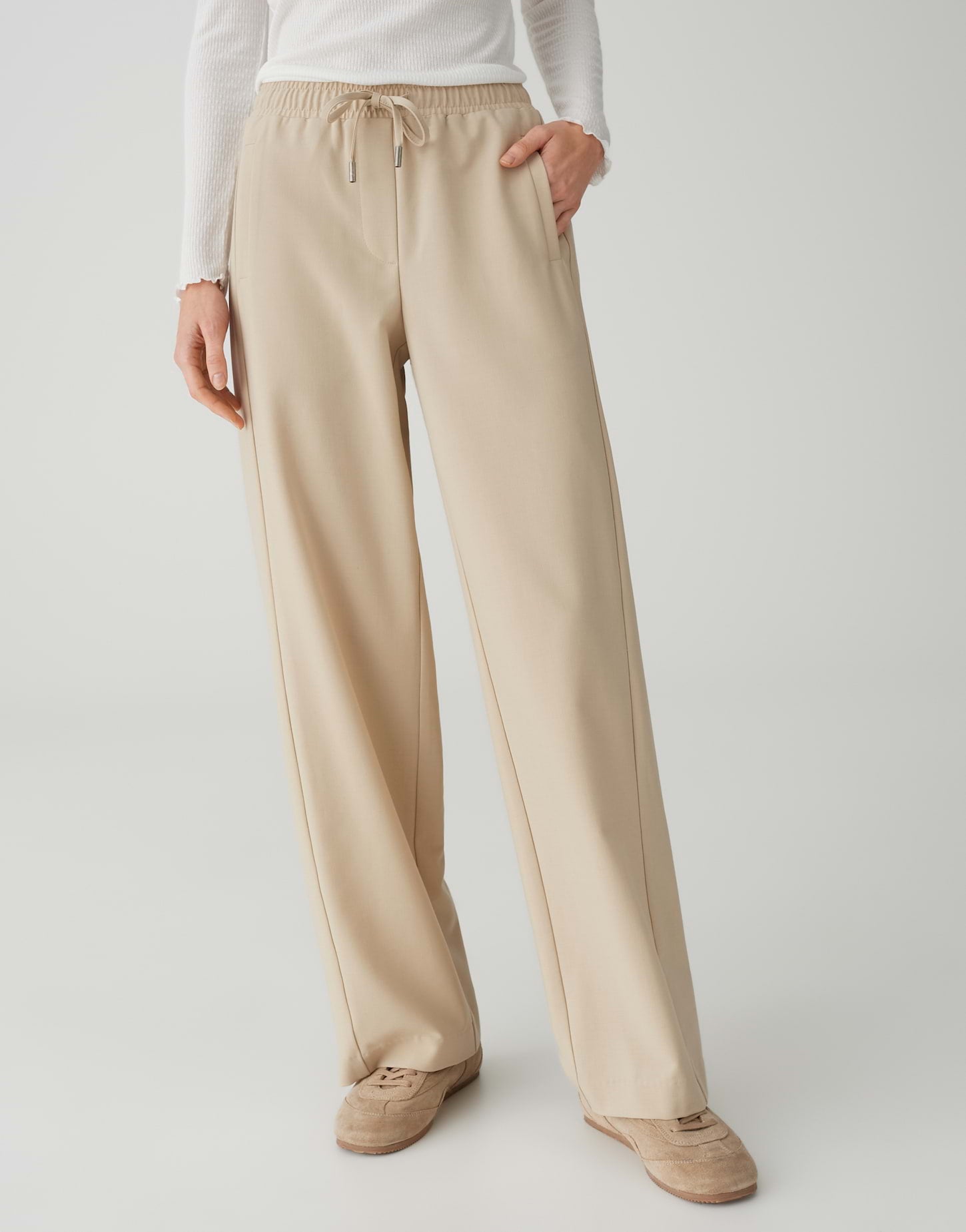 OPUS Jogpants mit Komfortbund Melane flow