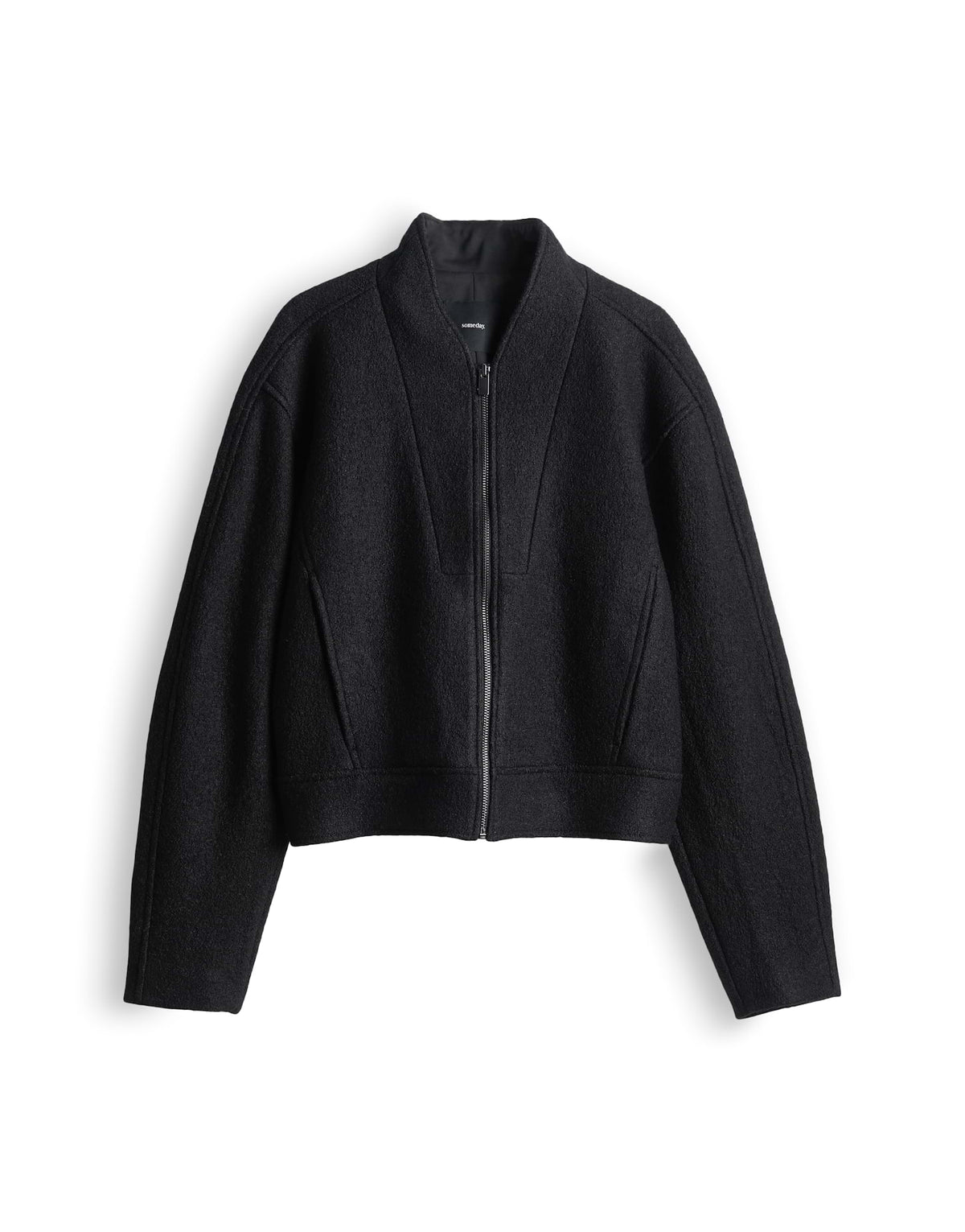 Wolljacke im Biker Stil Regular Fit Nuvera