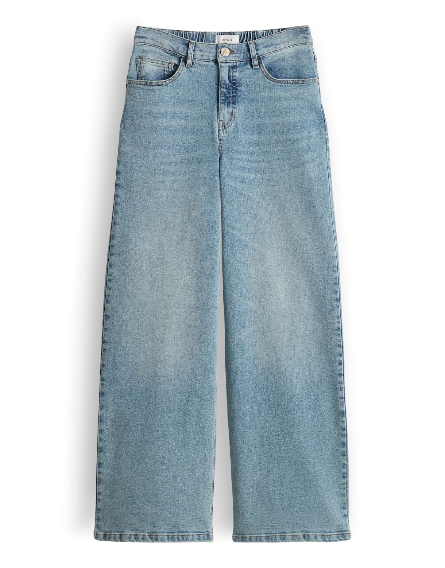 OPUS Palazzo Jeans mit Komfortbund Mid Rise Miva retro
