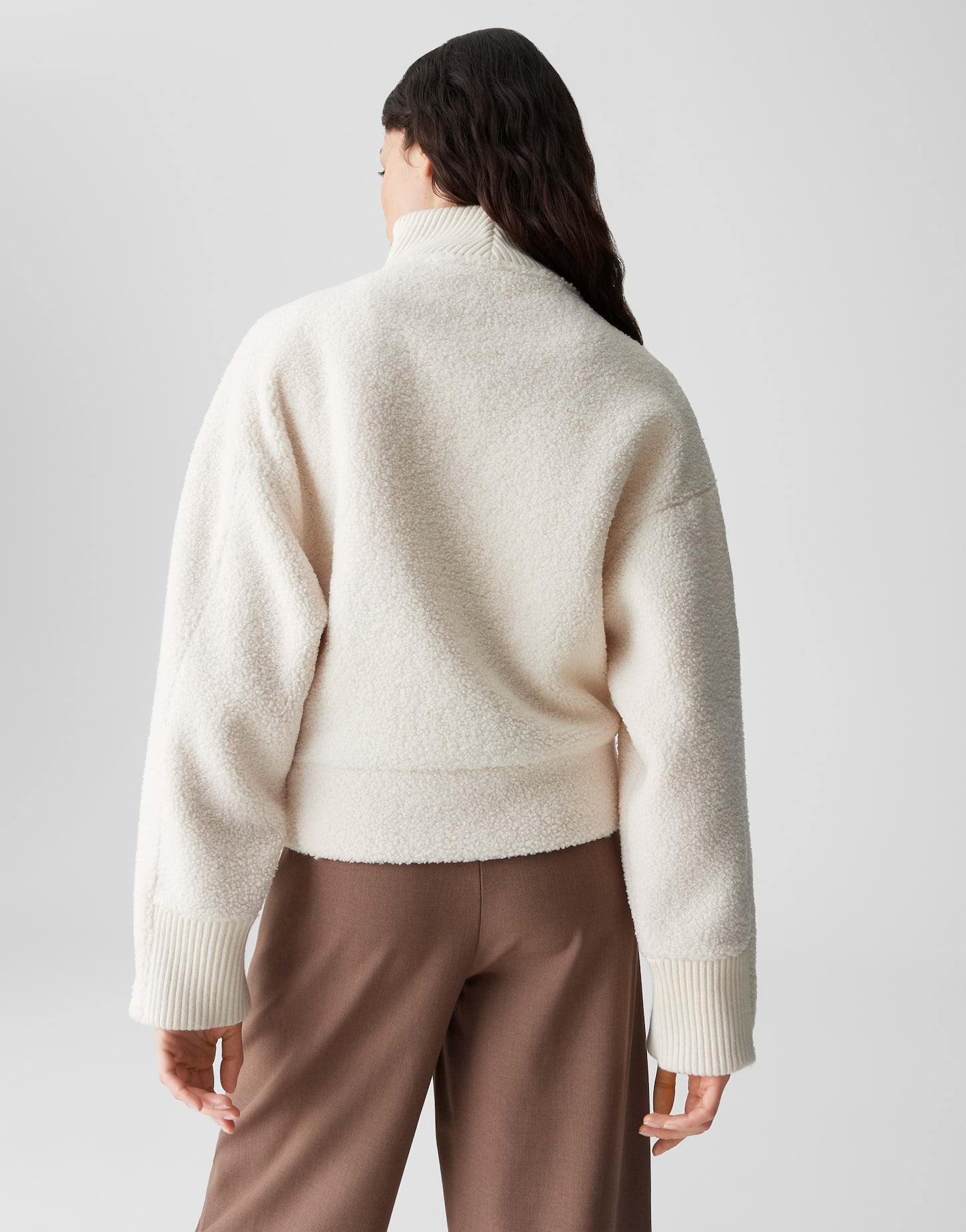 Opus Regular Sweatshirt aus Teddyfell Gick