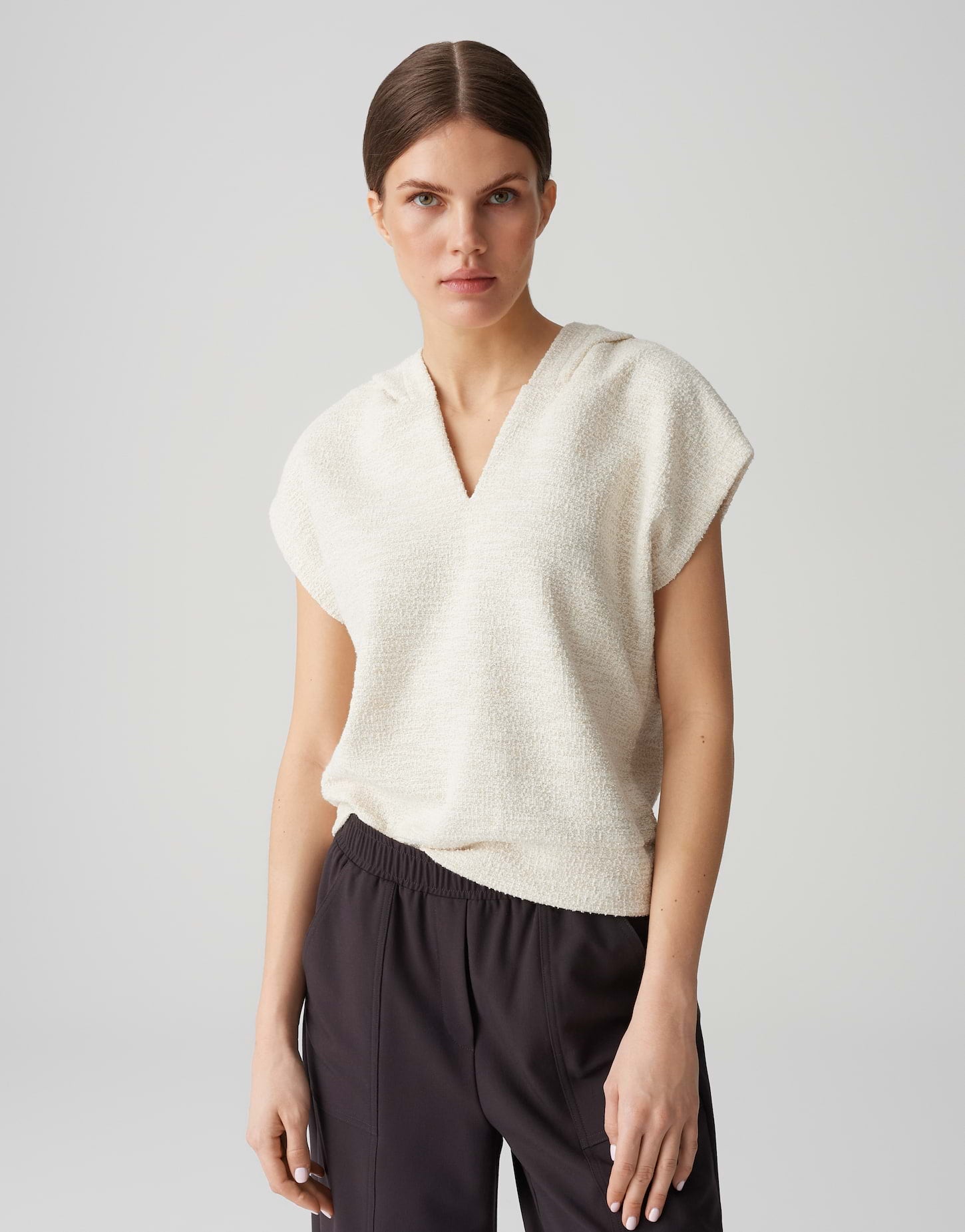 OPUS Damen Tweed Shirt Ginsi