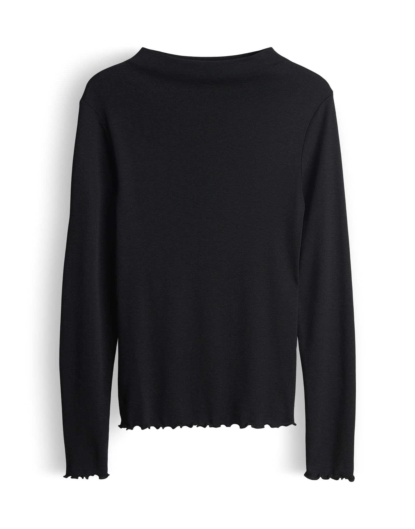 OPUS Slim Rippshirt aus weichem Jersey Soninchen