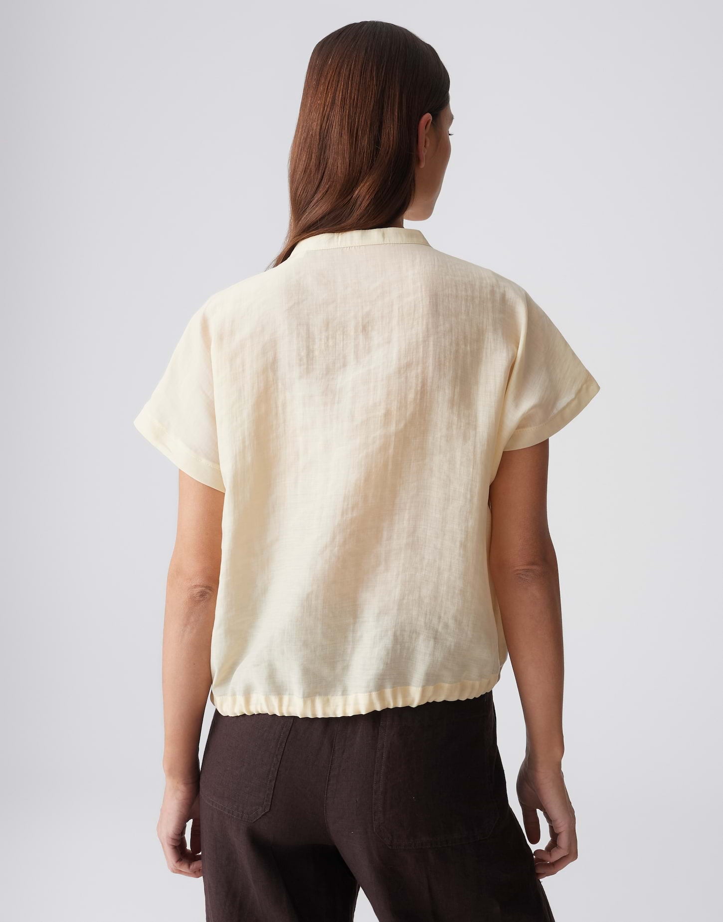 OPUS Shirtbluse im dezenten Sheer Look Regular Fit Fadell