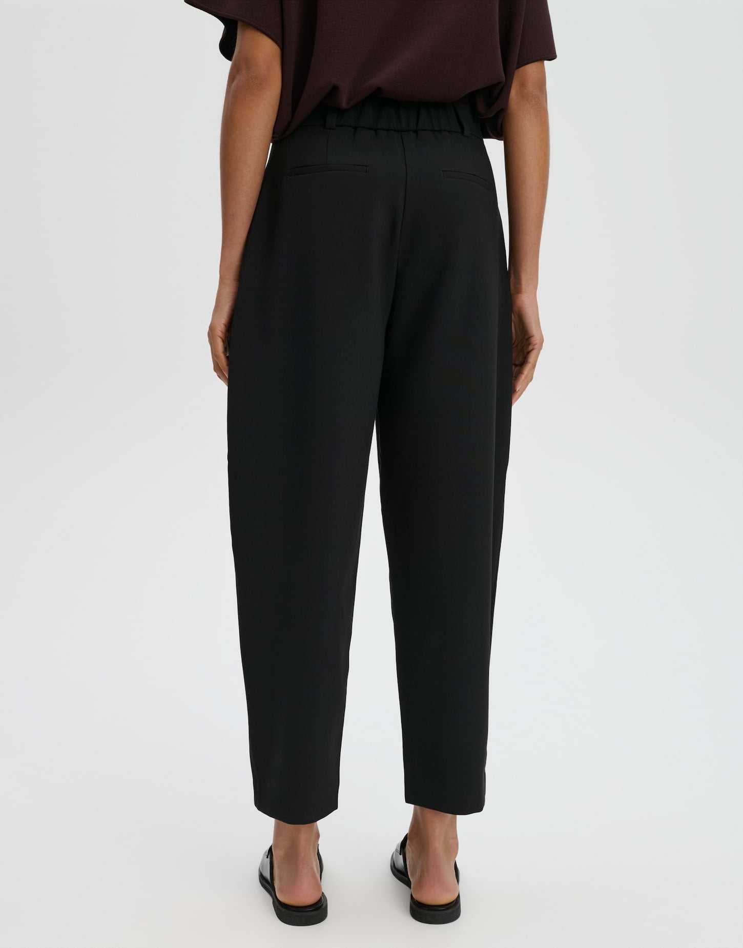 someday Verkürzte City Pants mit Komfortbund Catsby barrel