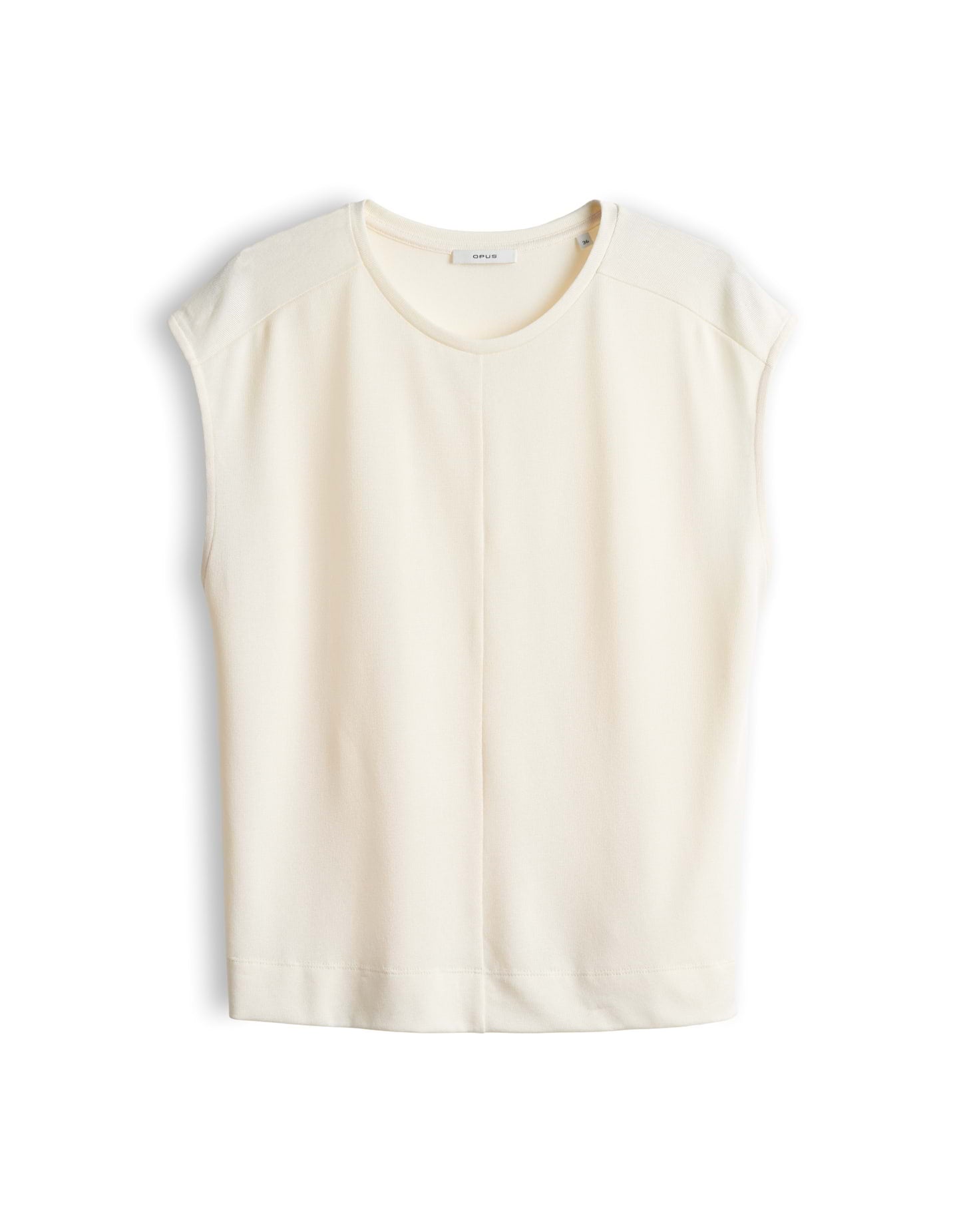 OPUS Regular Jerseyshirt mit Rippstruktur Slummi