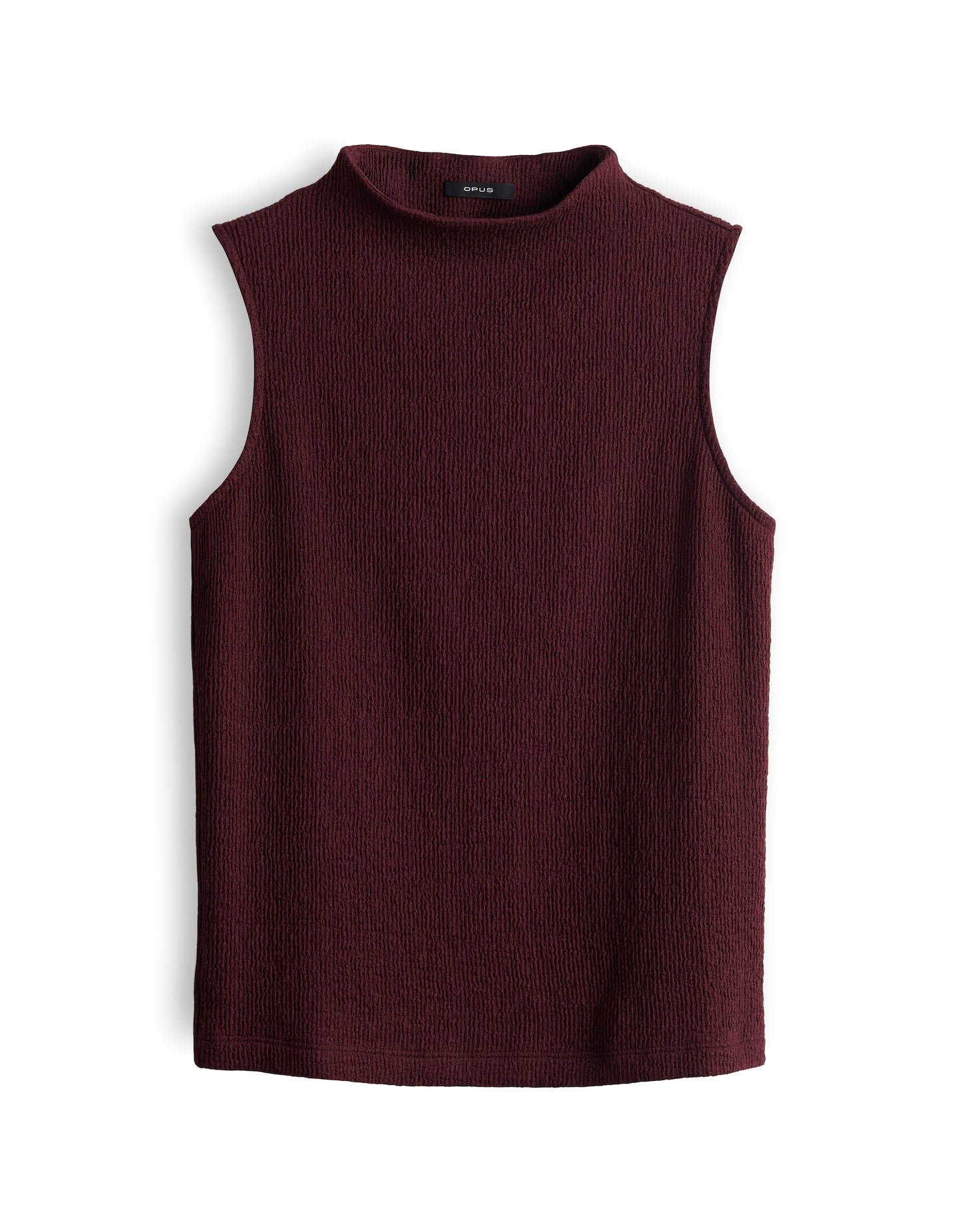 OPUS Jerseytop mit Crinkle Effekt Slim Fit Ivaro