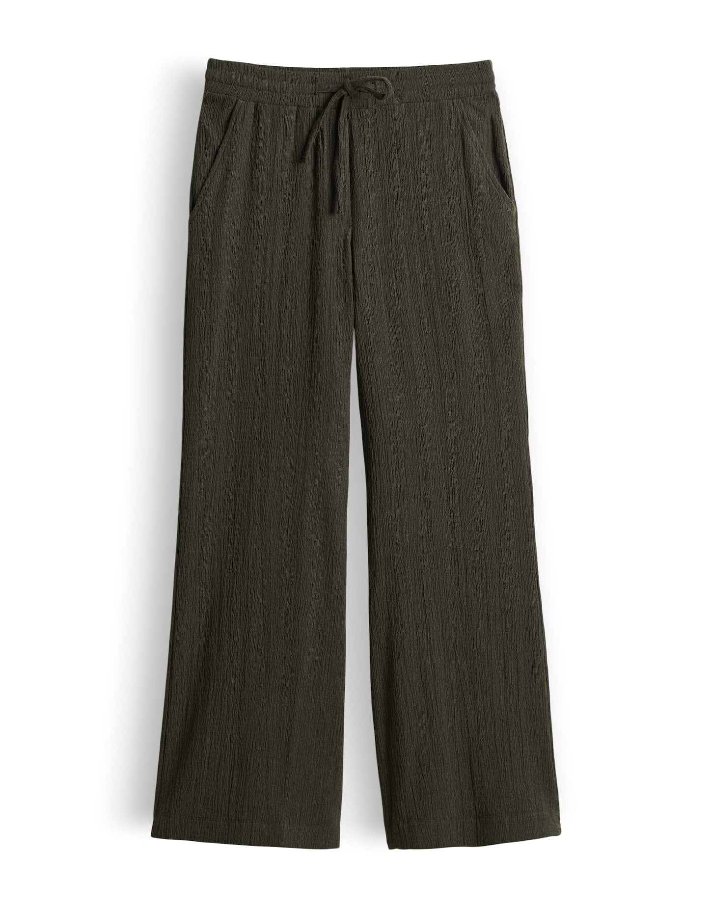OPUS Verkürzte City Pants in Crinkle Optik MILENI SUN