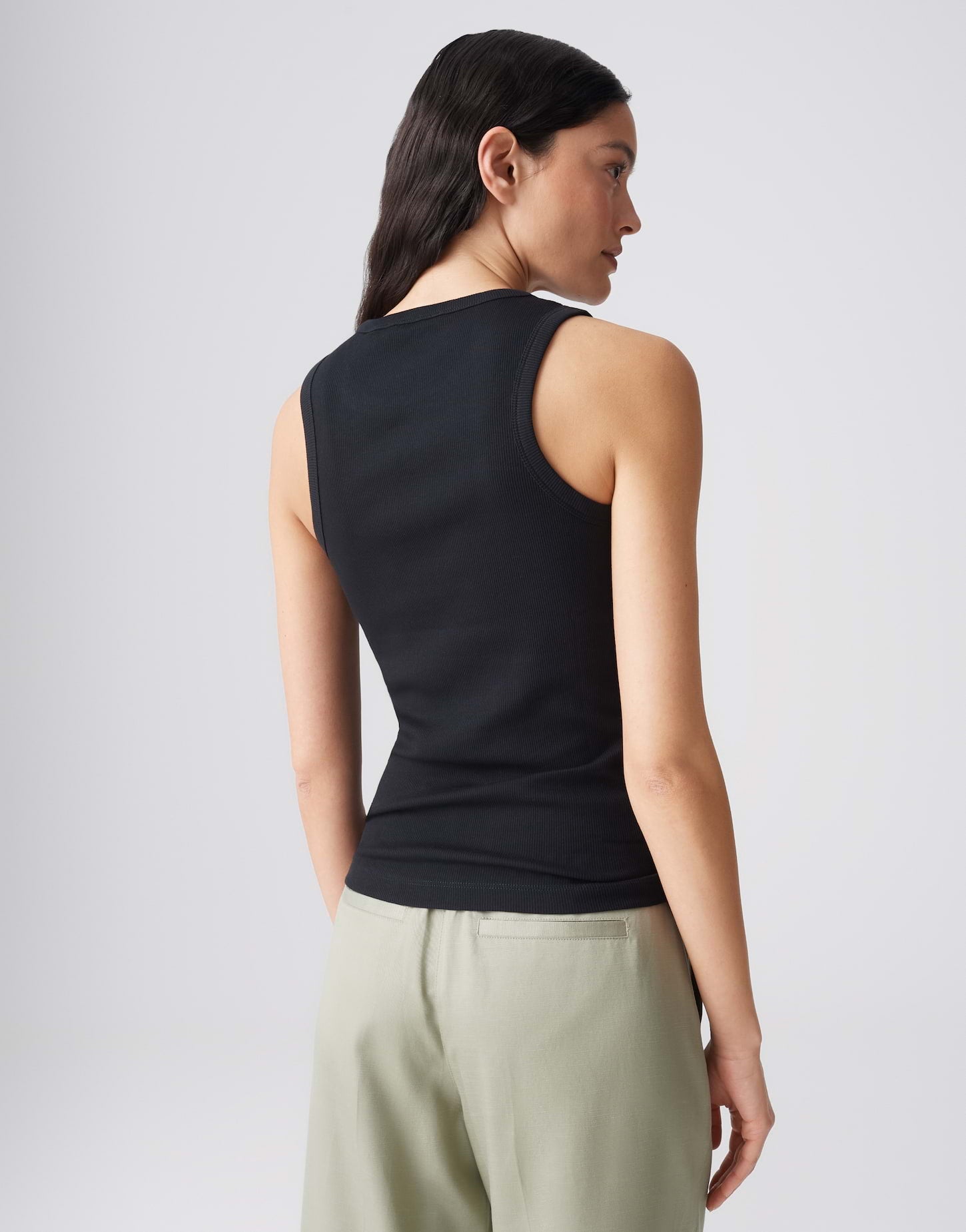 OPUS Slim Geripptes Tanktop Ilesso