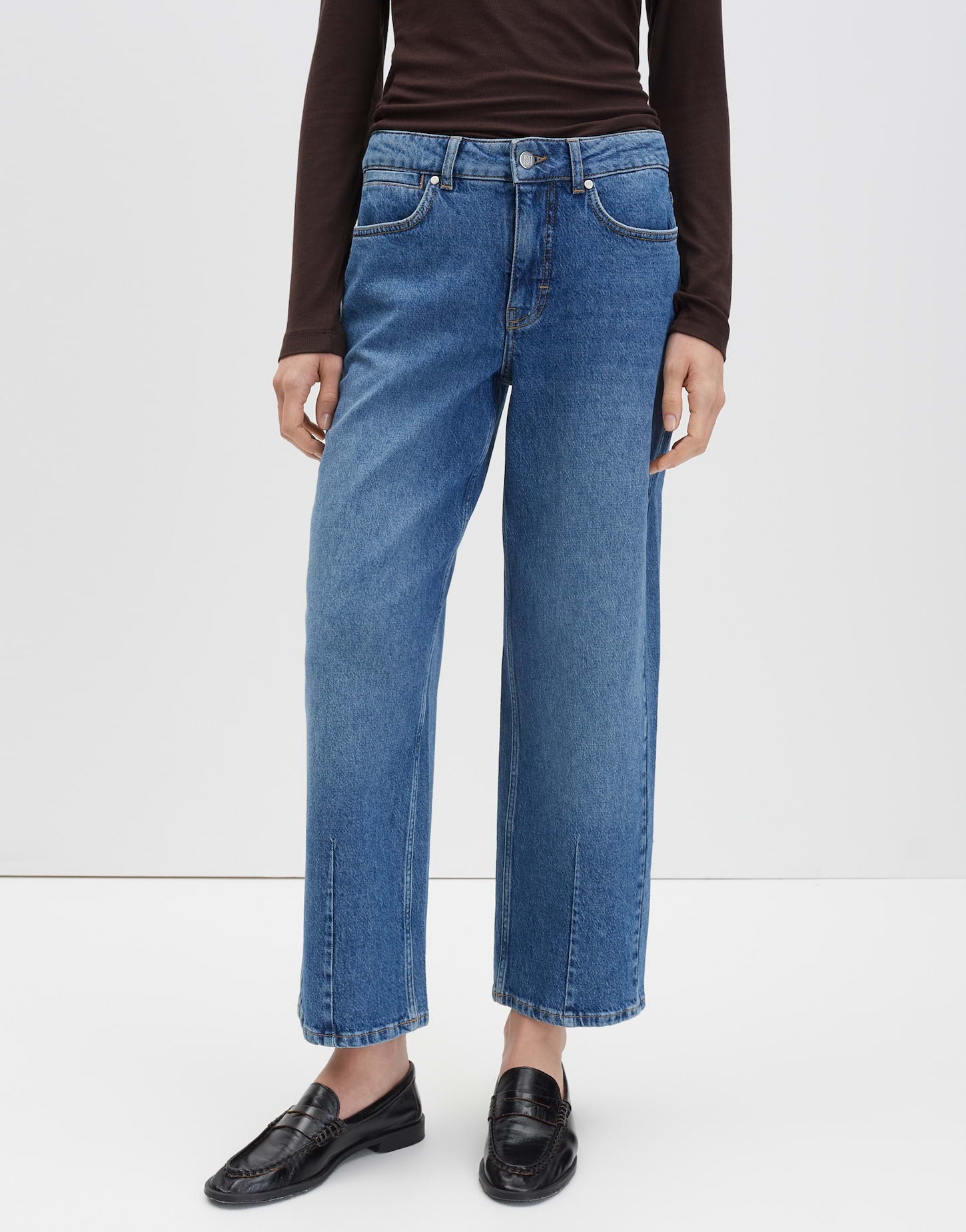 Someday Barrel Jeans Mid Rise Cellma