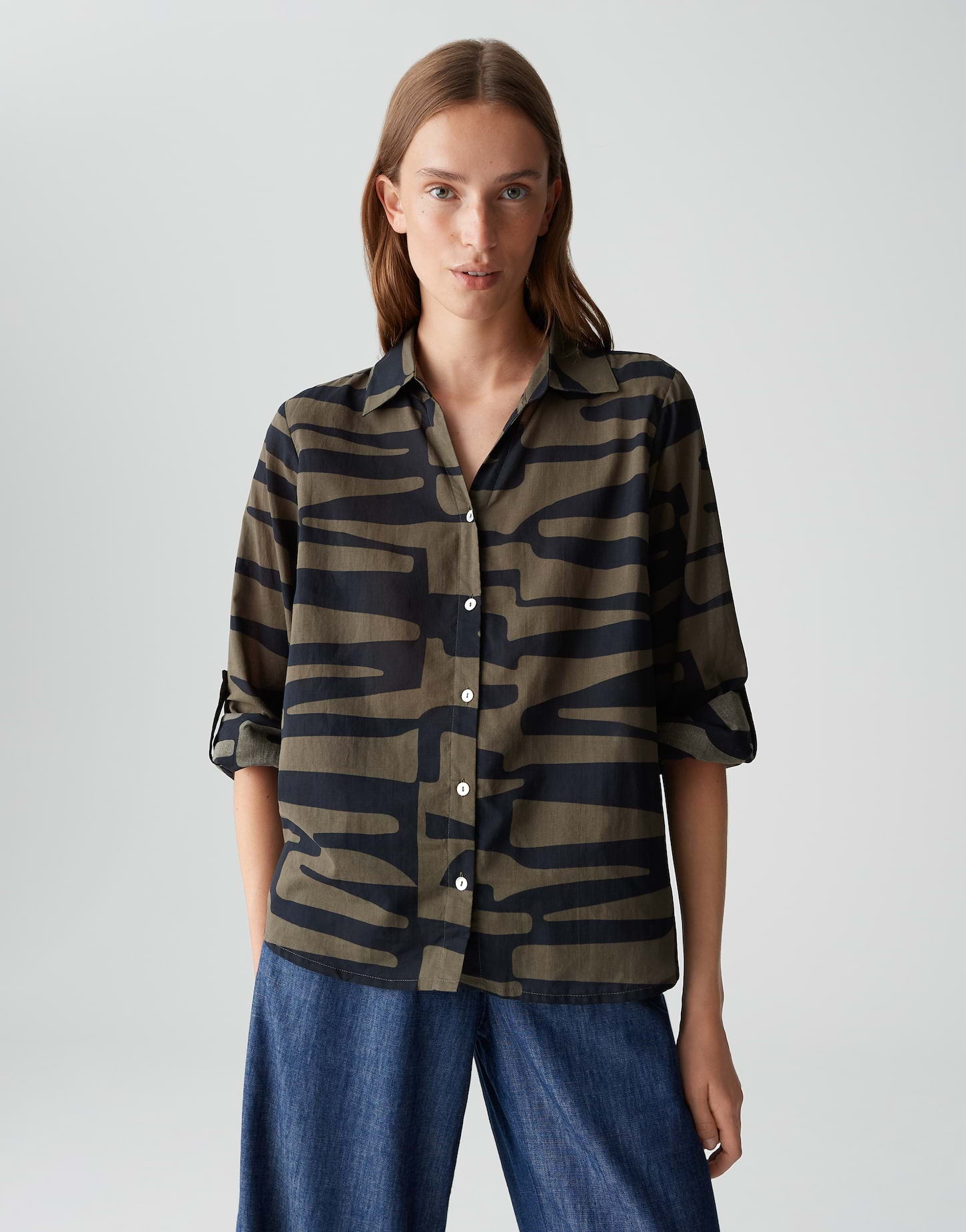 OPUS Bluse Fumani jungle
