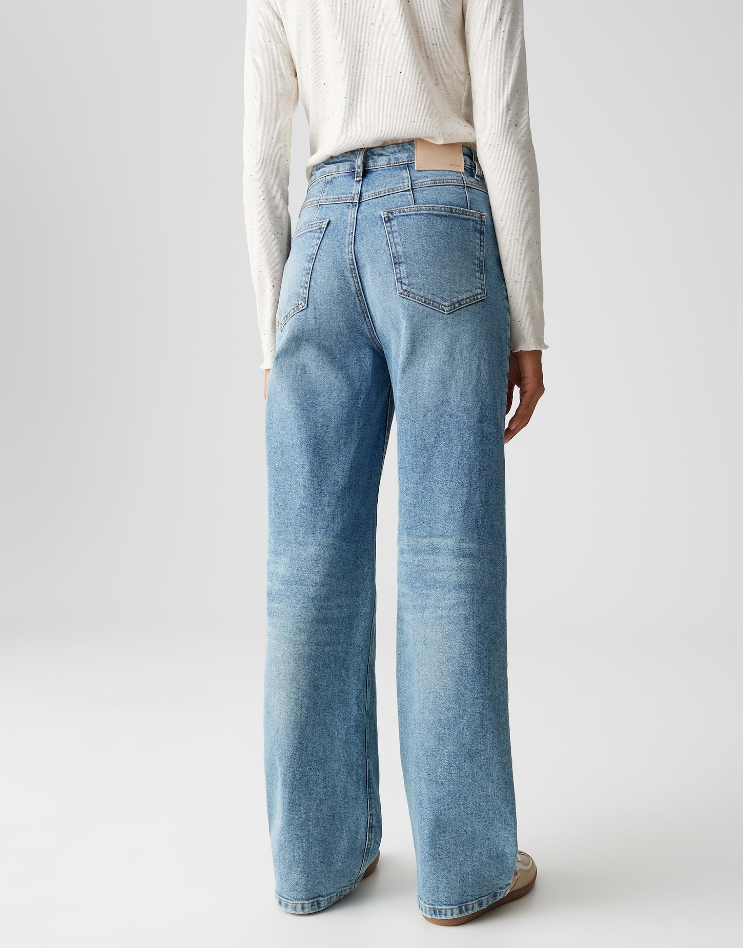OPUS Wide Leg Jeans Mid Rise Miva escape