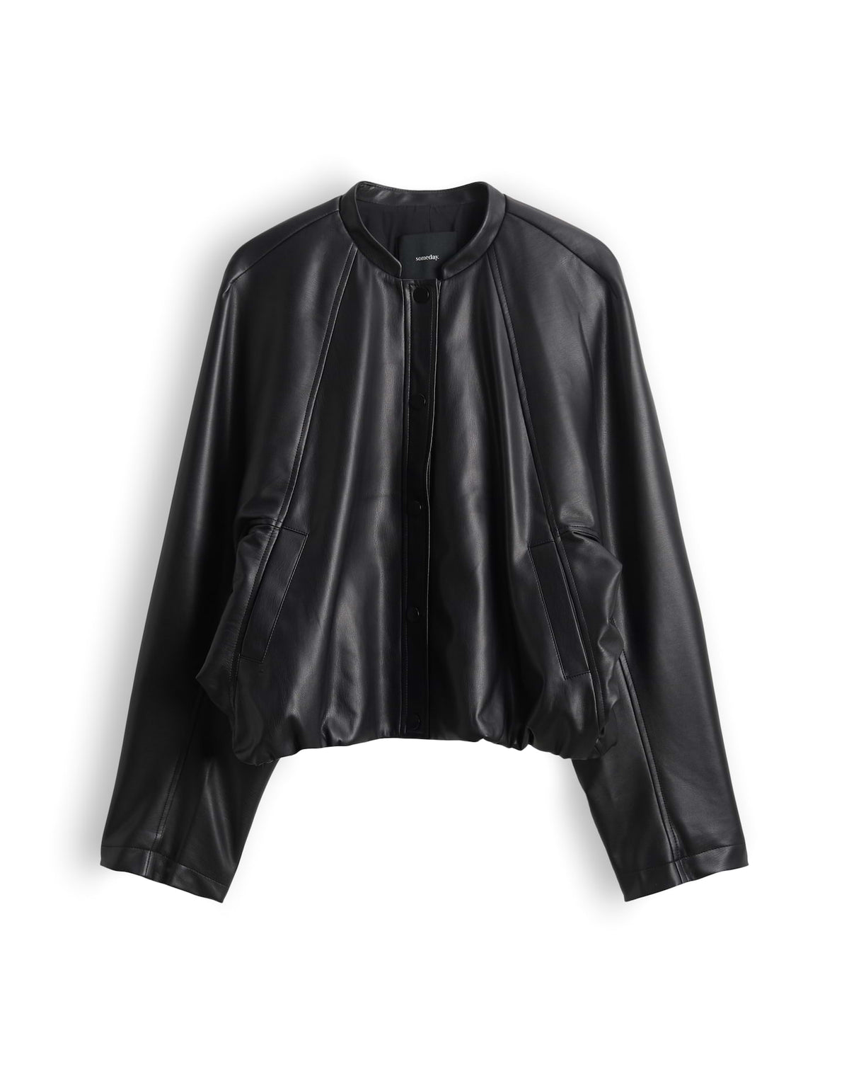Boxy Blouson aus weichem Kunstleder Nairi