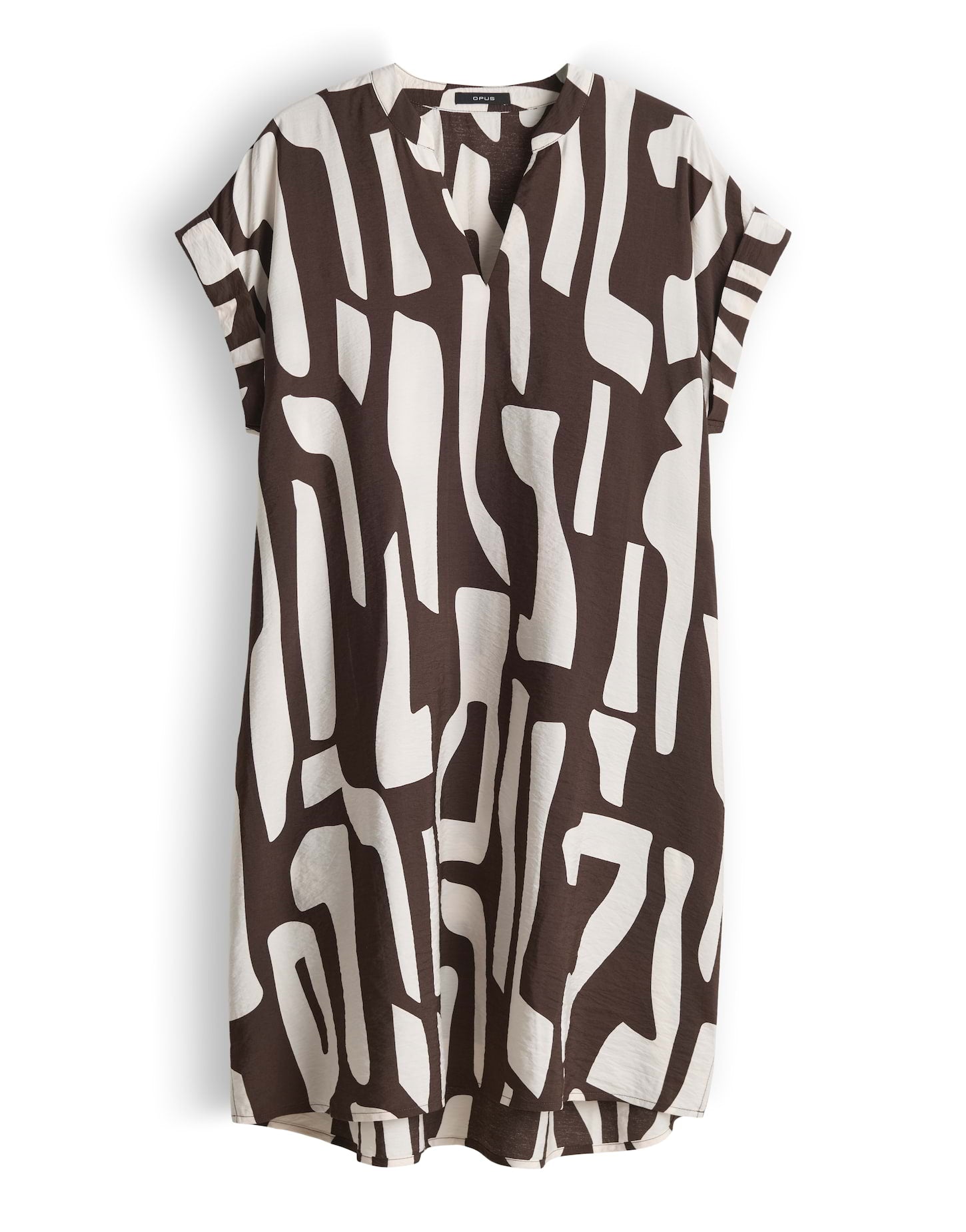 OPUS Bedrucktes Shirtkleid Wulana dune