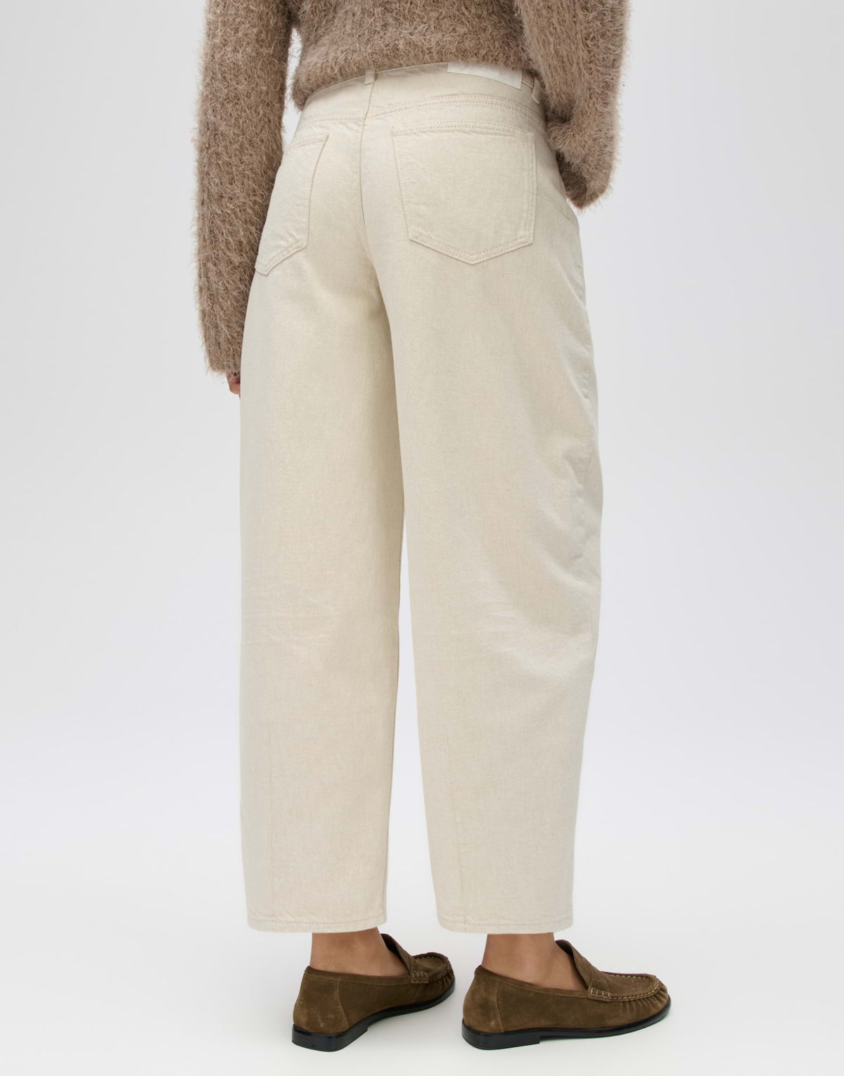 Barrel Jeans Mid Rise Lolah natural