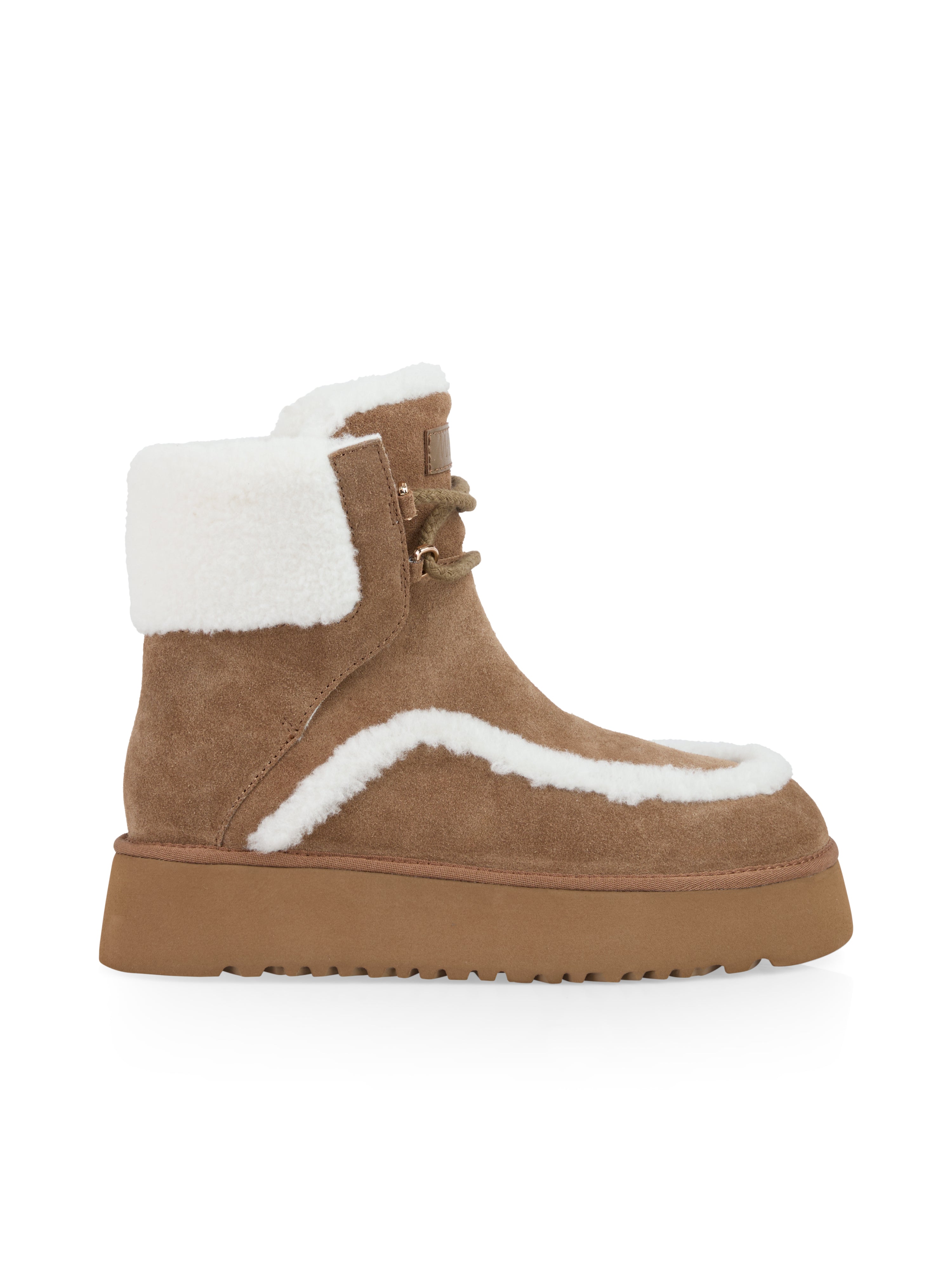 Marc Cain Plateau-Stiefelette mit Schnürung